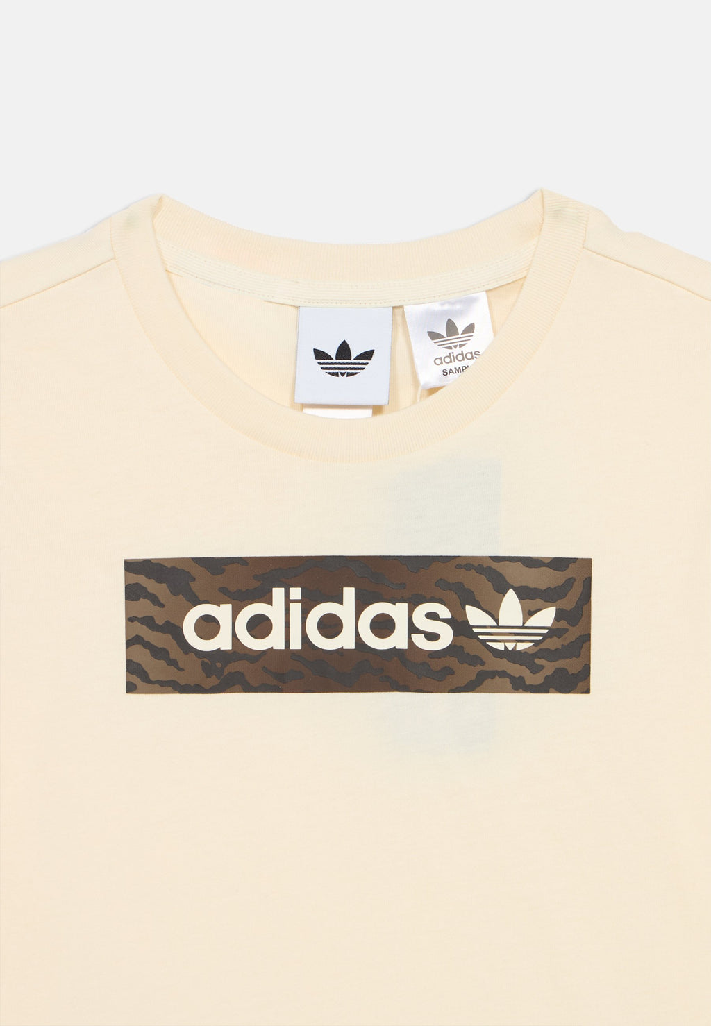 KIDS SET UNISEX - Sports shorts - cream white/night brown
