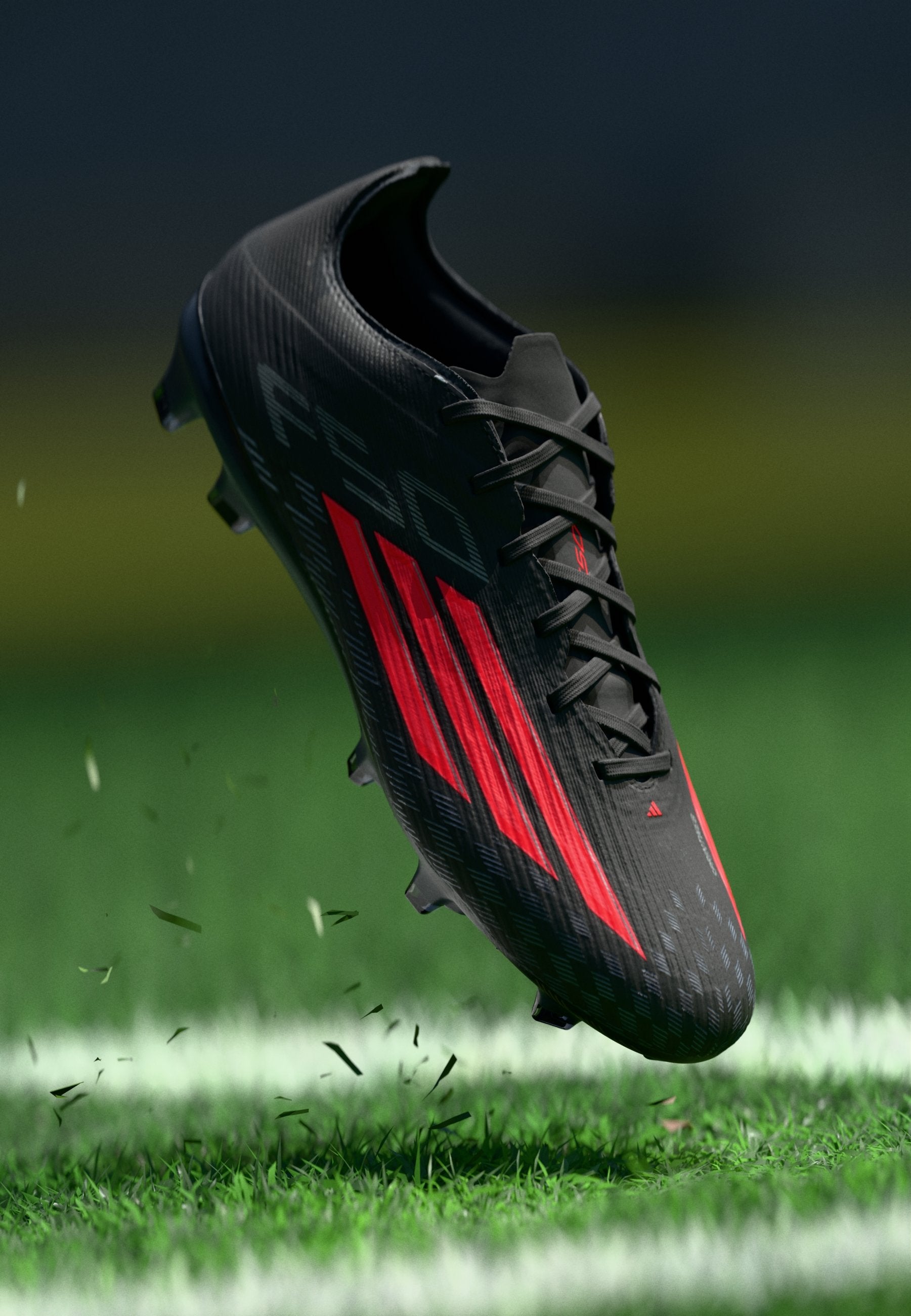 F50 PRO SERT ZEMİN FUTBOL KRAMPONLARI UNISEX - Sert zemin futbol kramponları - core siyah/aydınlık kırmızı