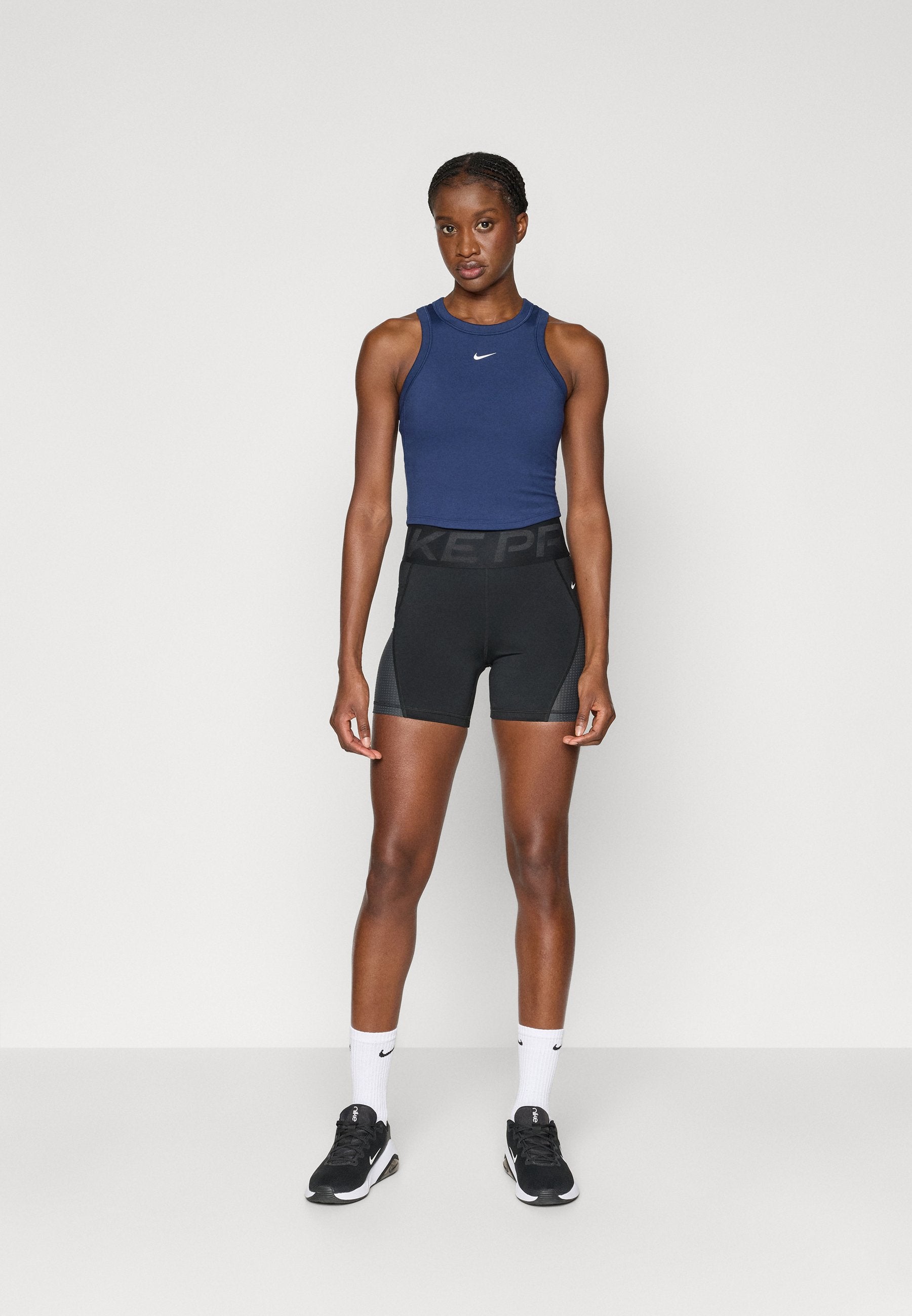SCULPT SHORT  - Leggings - black/anthracite/white