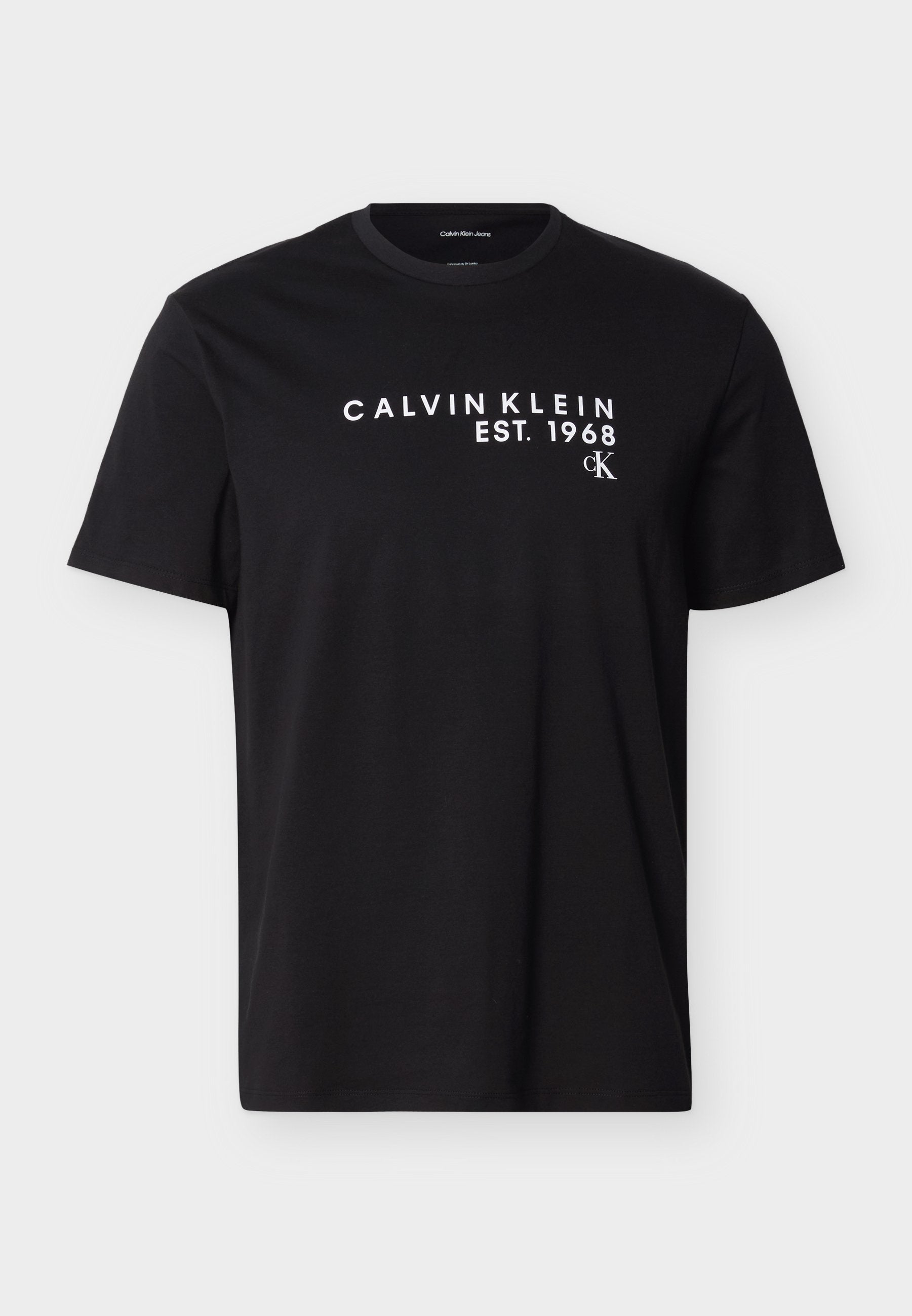 Print T-shirt - black
