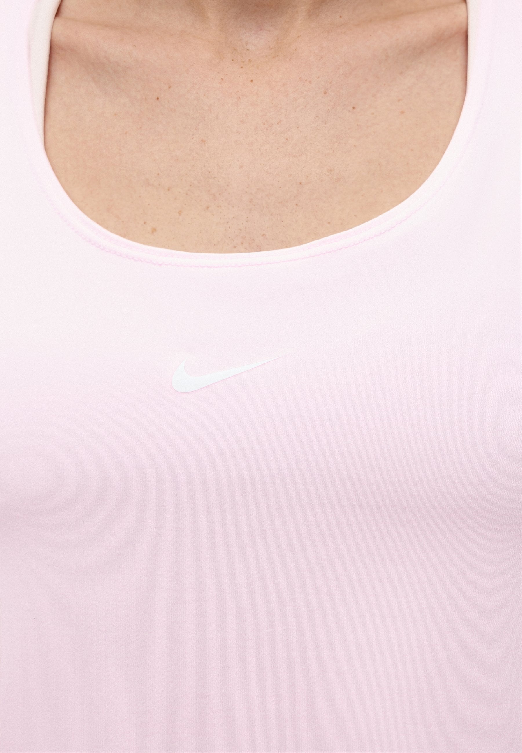 TANK ELASTIKA - Top - pink foam/white