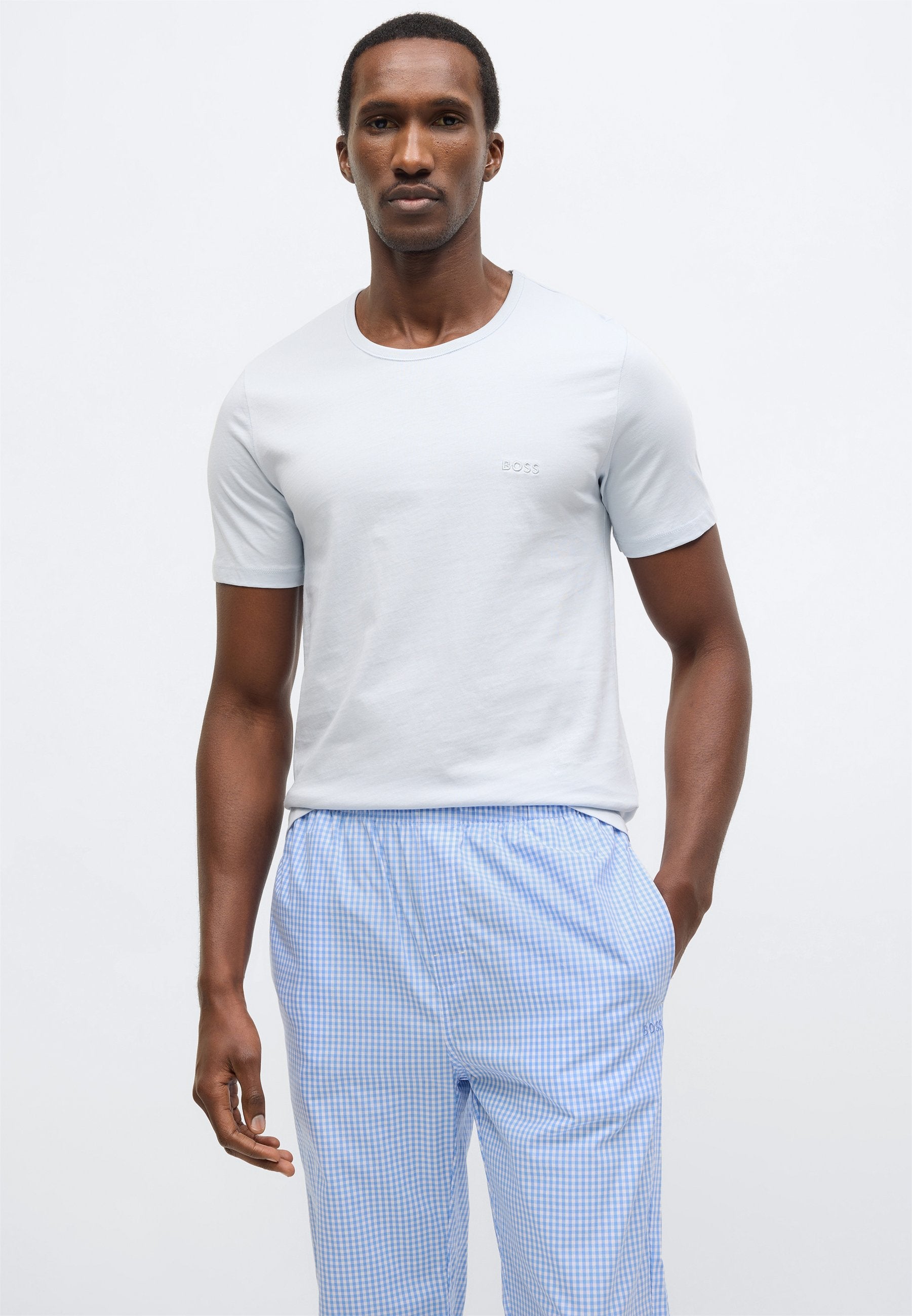 PANTS - Pyjama bottoms - light blue