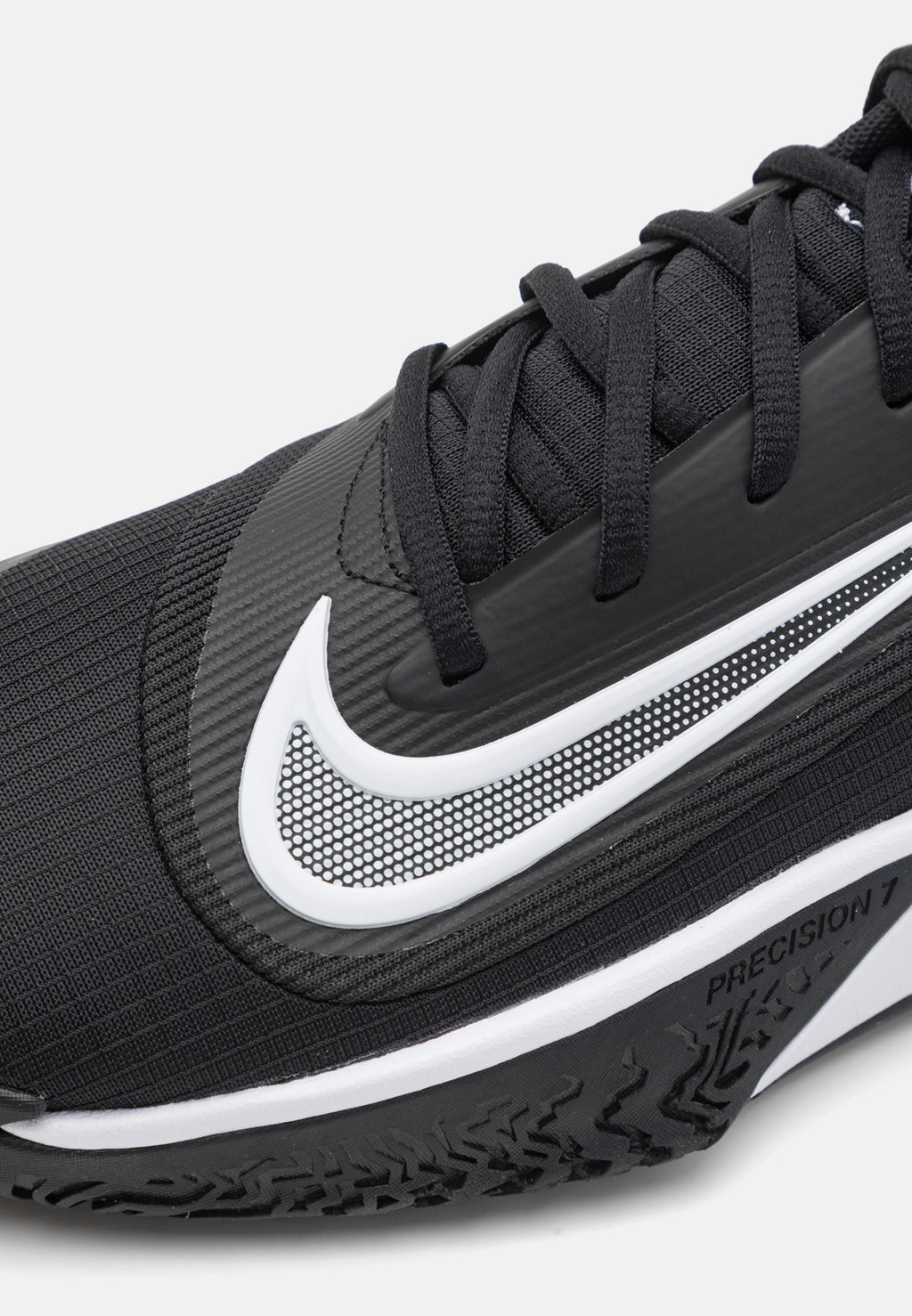 PRECISION 7 - Basketball shoes - black/white/iron grey/smoke grey