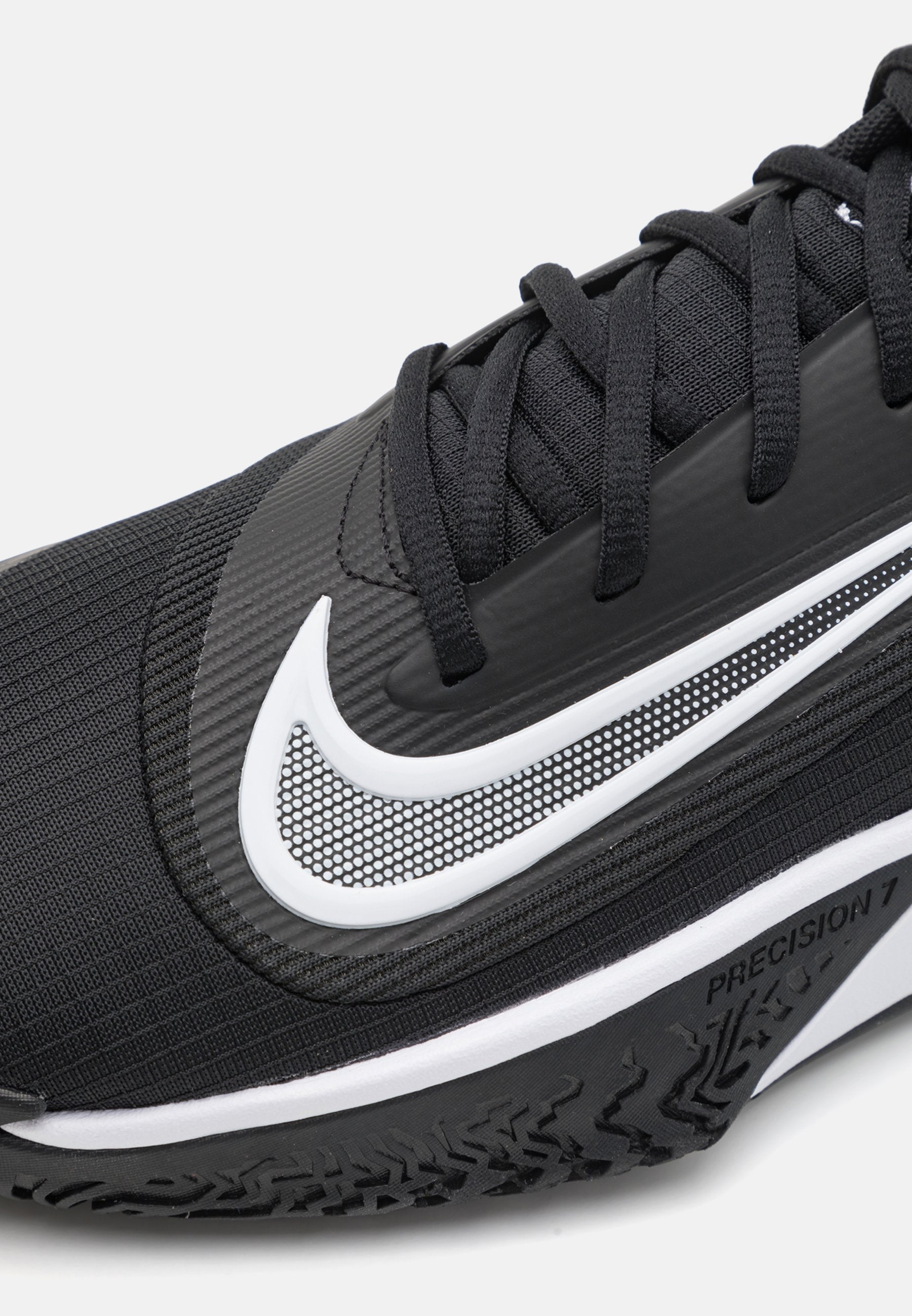 PRECISION 7 - Basketball shoes - black/white/iron grey/smoke grey