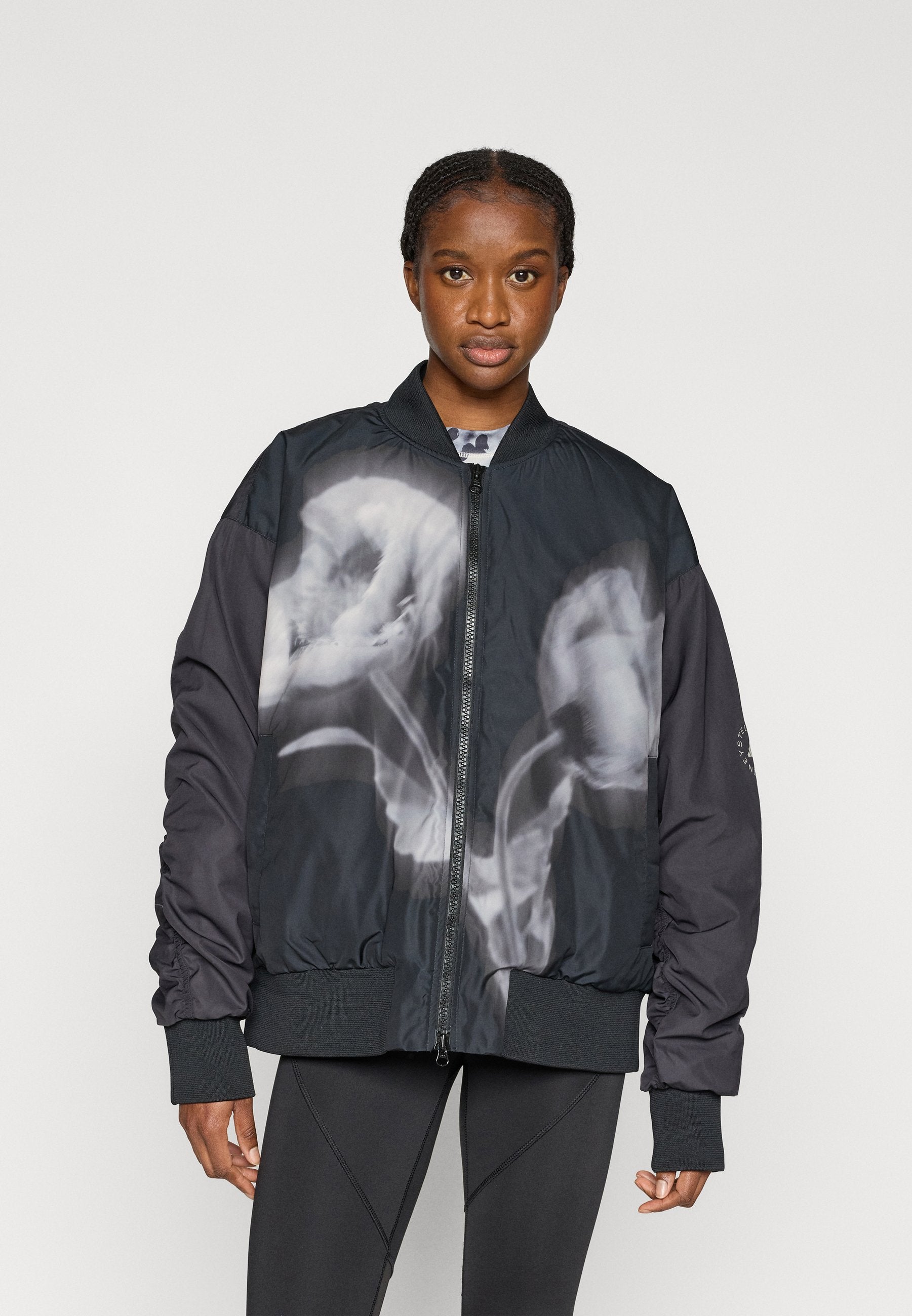 BOMB - Winter jacket - black/white