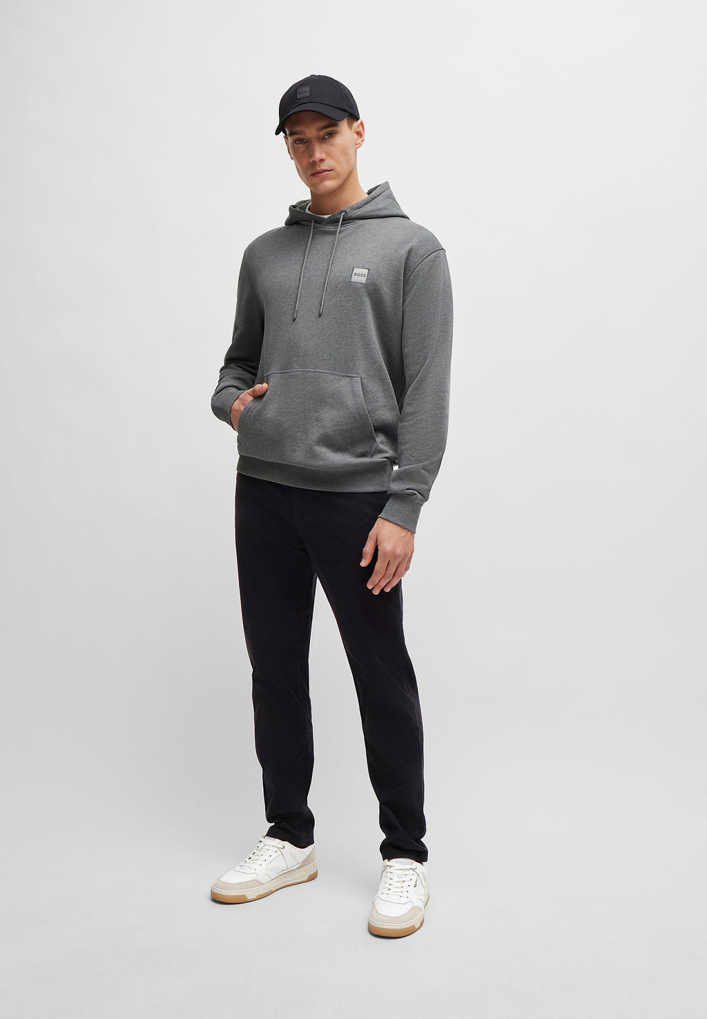 CHINO TAPERED - Chinos - black