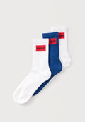 LABEL 3 PACK - Socks - open blue