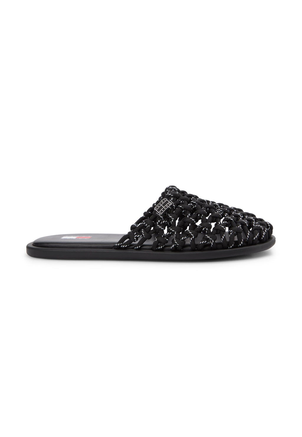 WOVEN ROPE MULES - Sandals - black