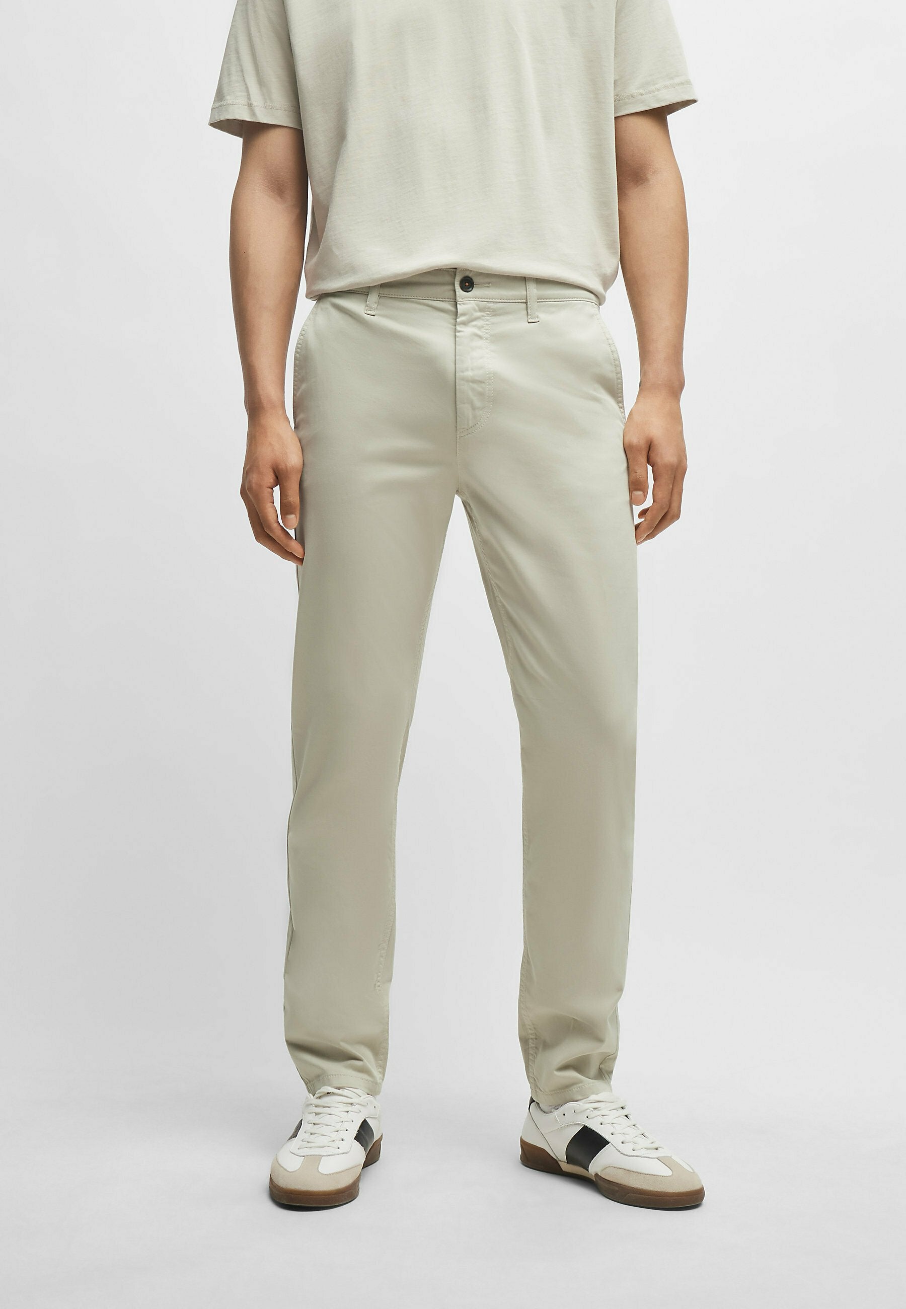 CHINO TAPERED - Chinos - light beige one