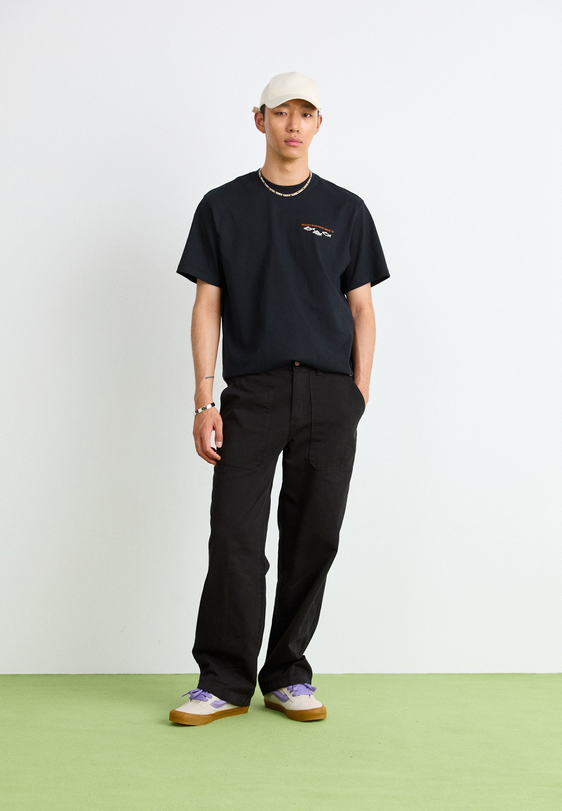 KNU SKOOL - Trainers -  gum silver