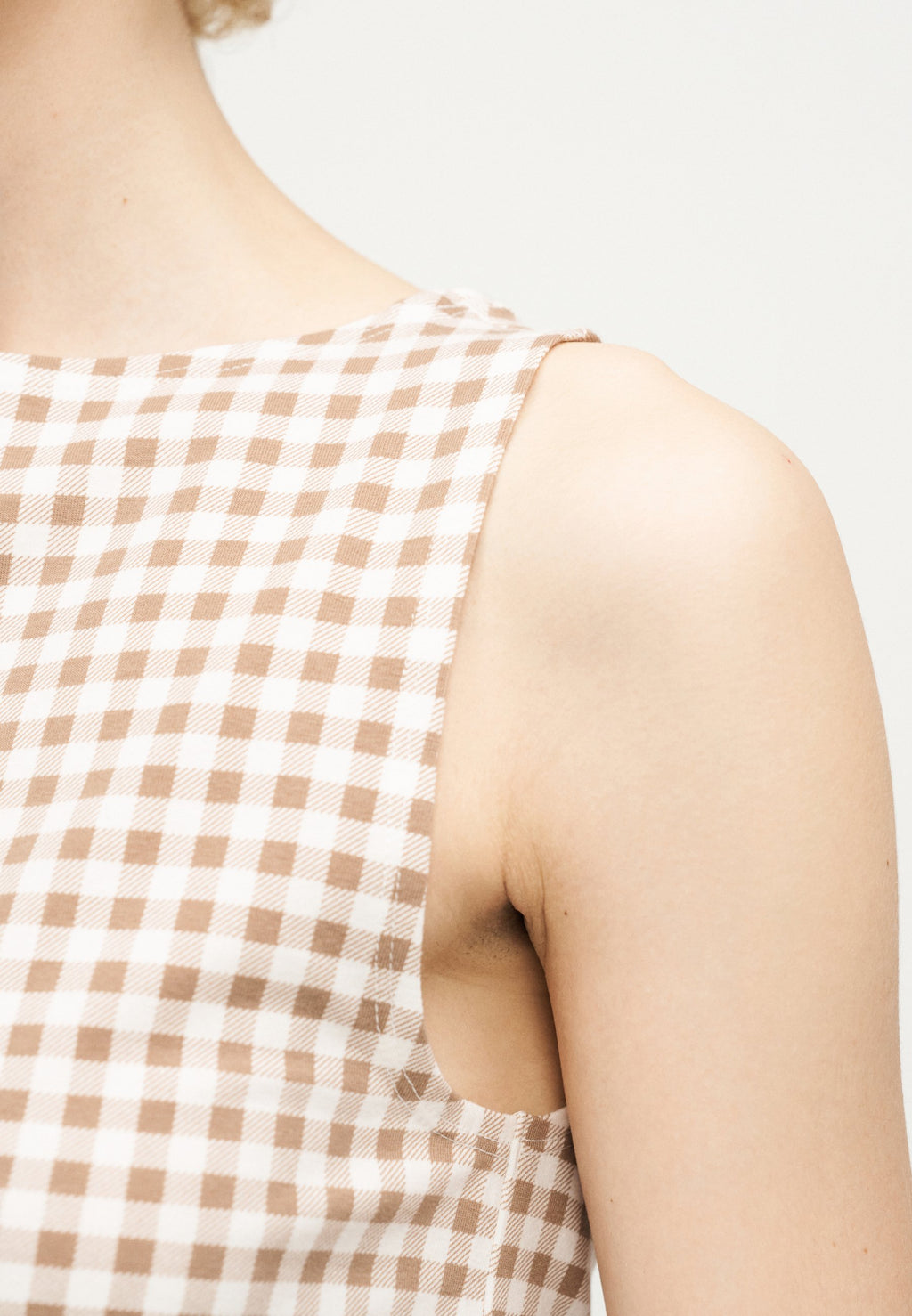 BOAT NECK TANK - Top - khaki