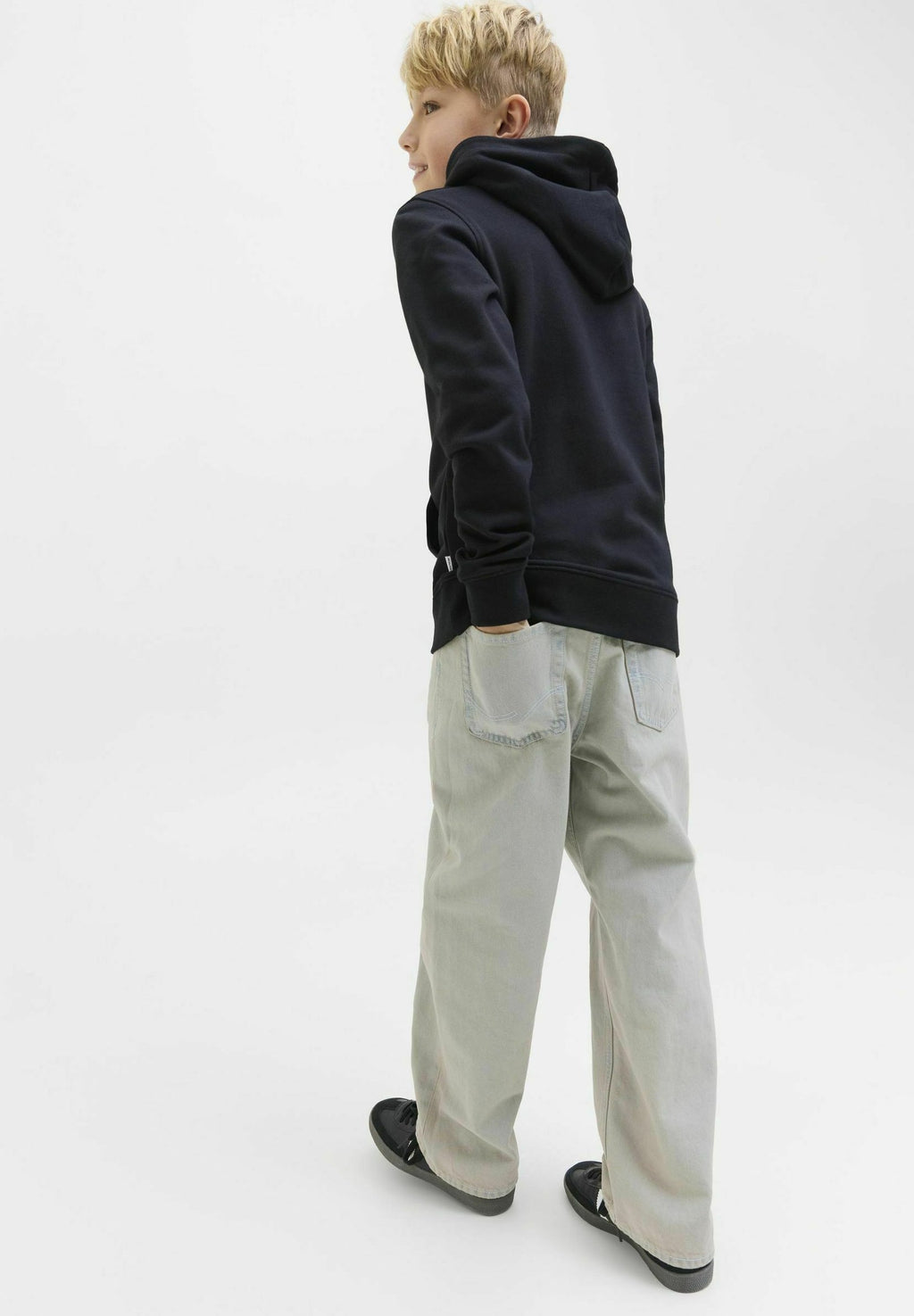 gy fit JJIALEX JJORIGINAL MF 739 LN JNR Junior - Relaxed fit jeans - blue denim