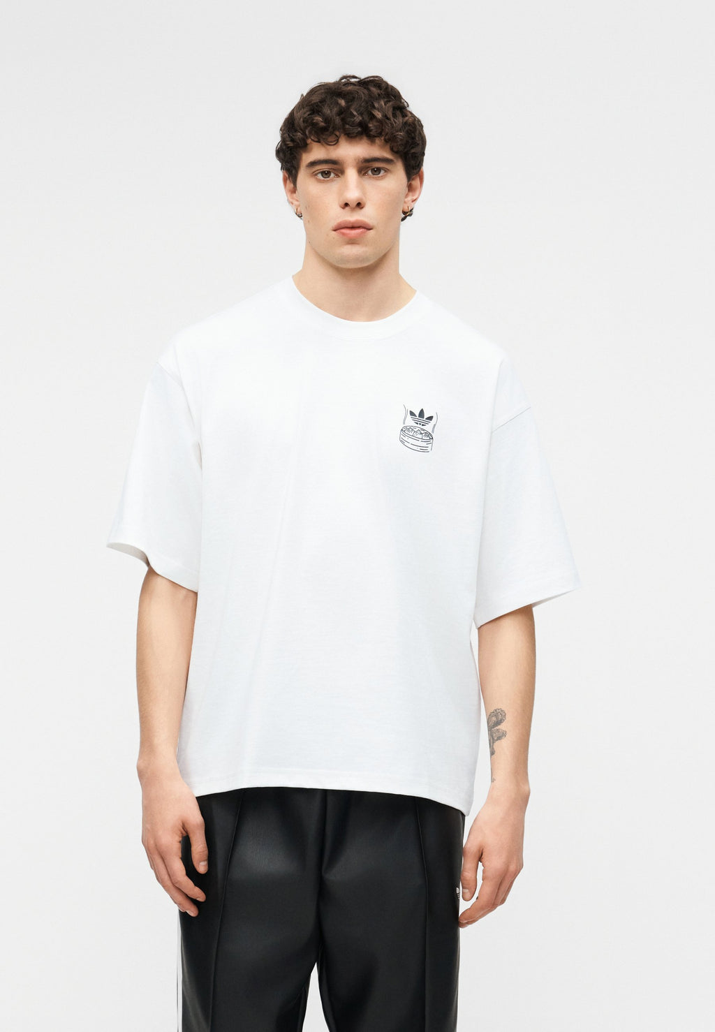 CHOPSTICKS TEE UNISEX - Print T-shirt - core white