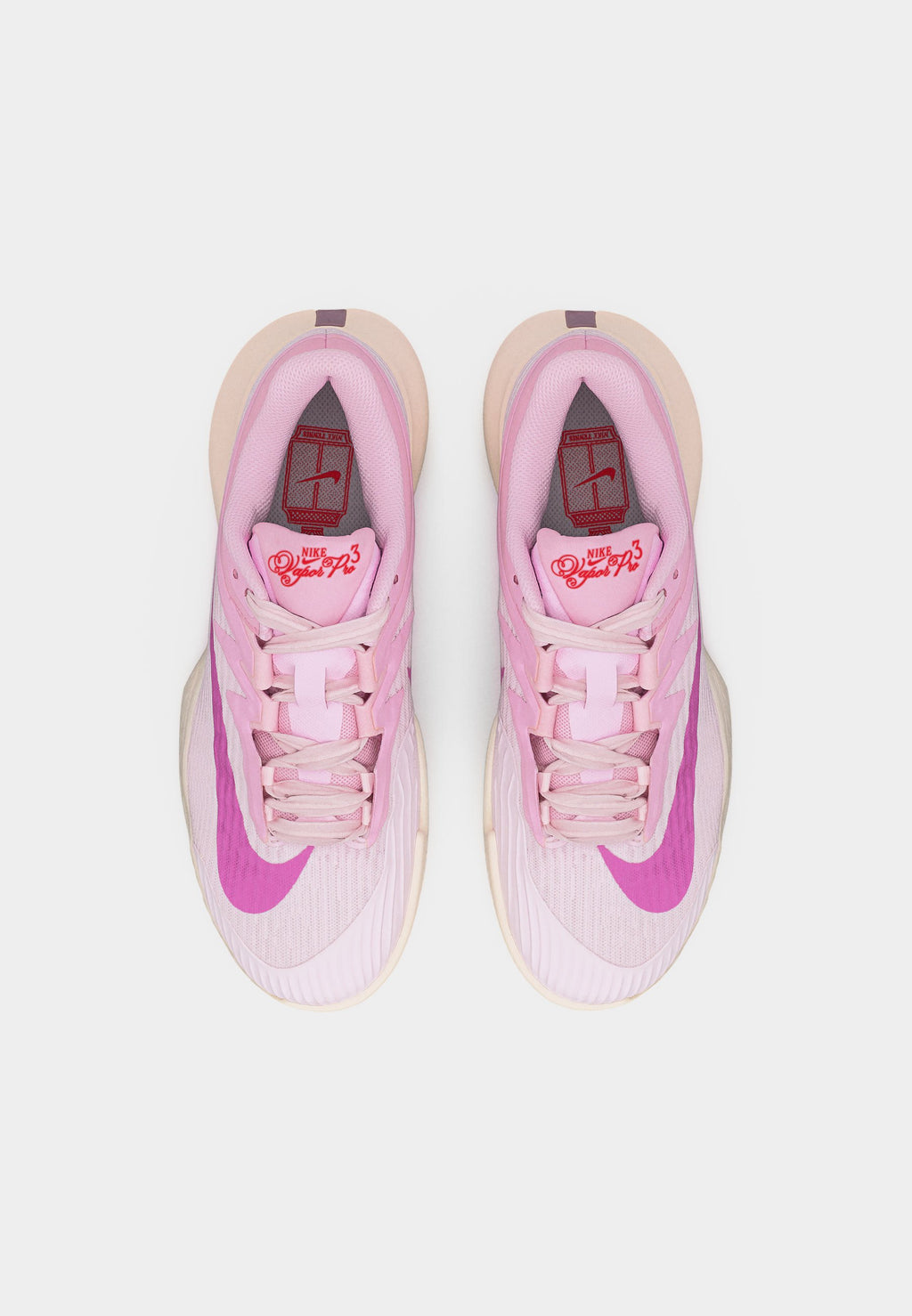 VAPOR PRO 3 PRM - Multicourt tennis shoes - pearl pink/light magenta/pink foam/chalk