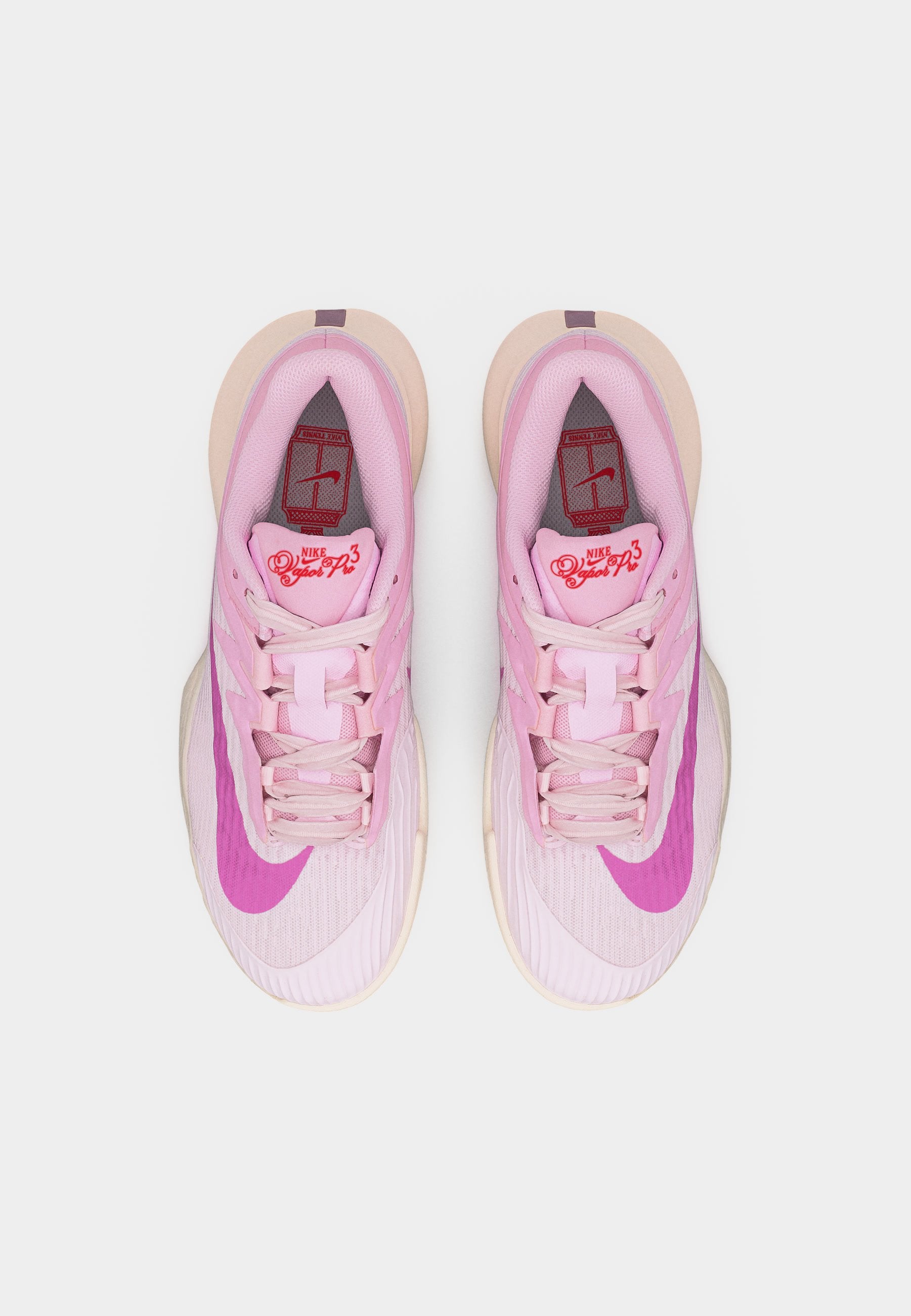 VAPOR PRO 3 PRM - Multicourt tennis shoes - pearl pink/light magenta/pink foam/chalk