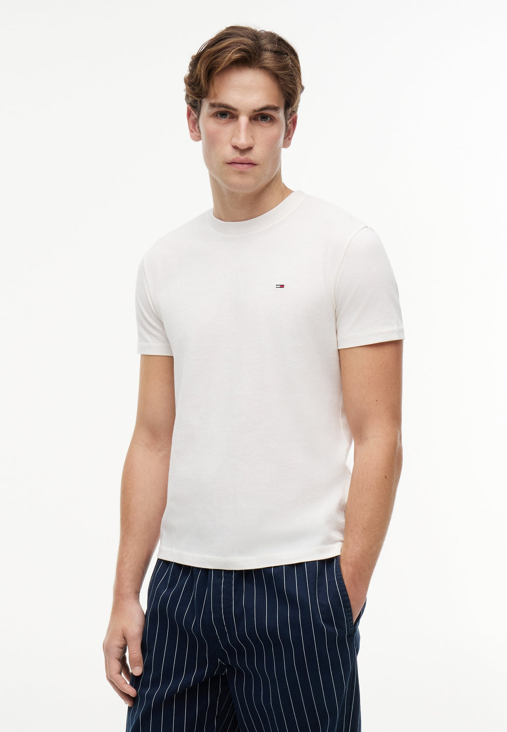 SLIM TEE 2 PACK - Basic T-shirt - ancient white / moonlight iris
