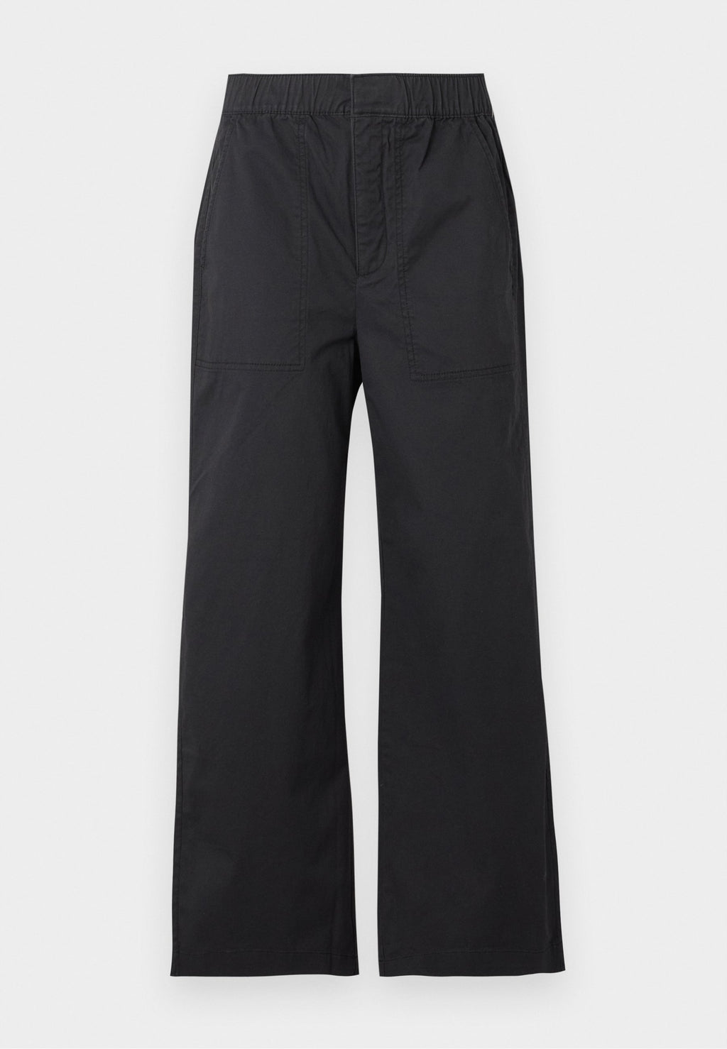 EASY - Trousers - washed black