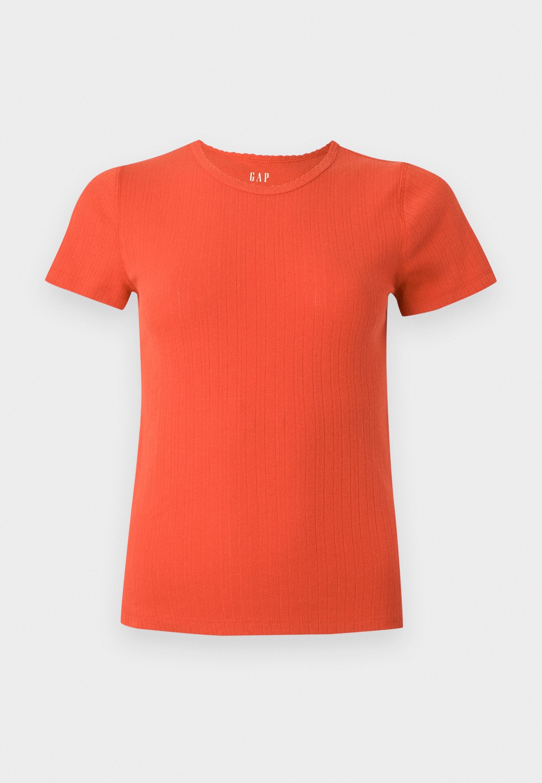 POINTELLE CREW - Basic T-shirt - pure red