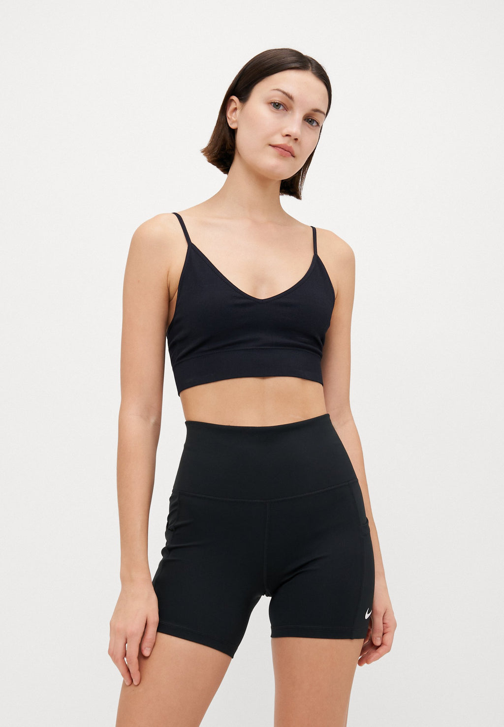 BALL SHORT - Leggings - black white