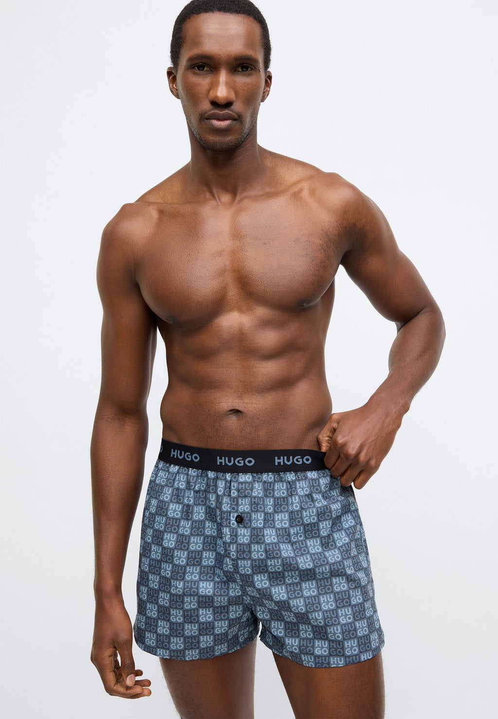 TRIPLET 3 PACK - Boxer shorts - black/light blue