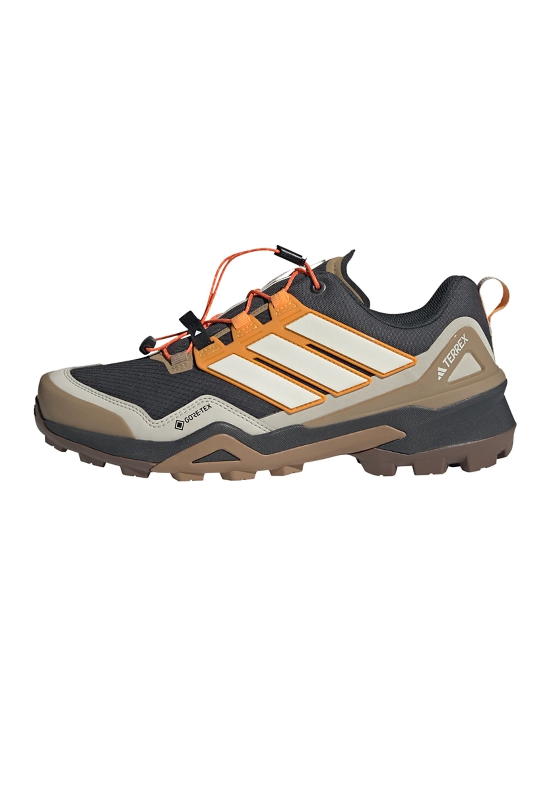 TERREX SKYCHASER GORE-TEX HIKING SHOES - Hiking shoes - carbon   off white   pure tangerine