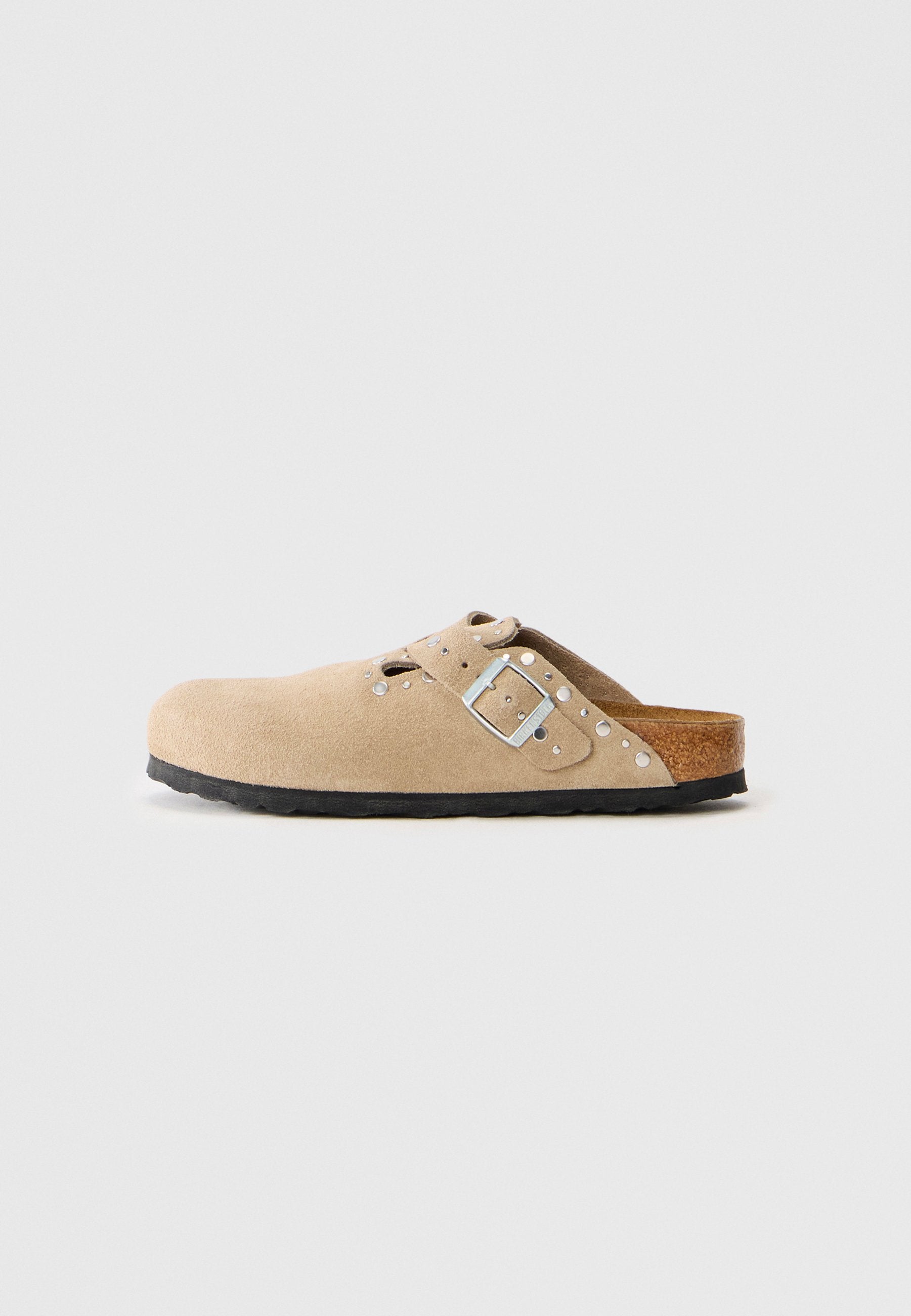 BOSTON RIVET LEVE TAUPES - ÉTROIT - Sabots - taupe