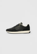 EMBOSSED TH MONOGRAM LEATHER TRAINERS - Trainers - black