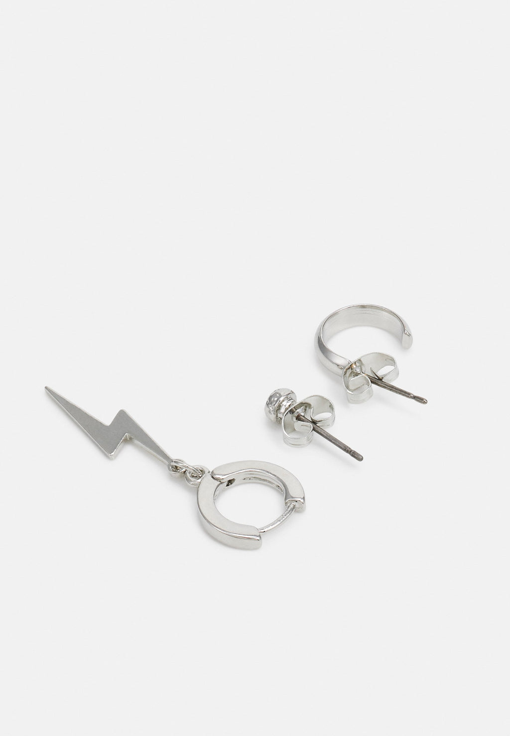JACBATLY EARRING UNISEX 3-PACK - Earrings - silver-coloured