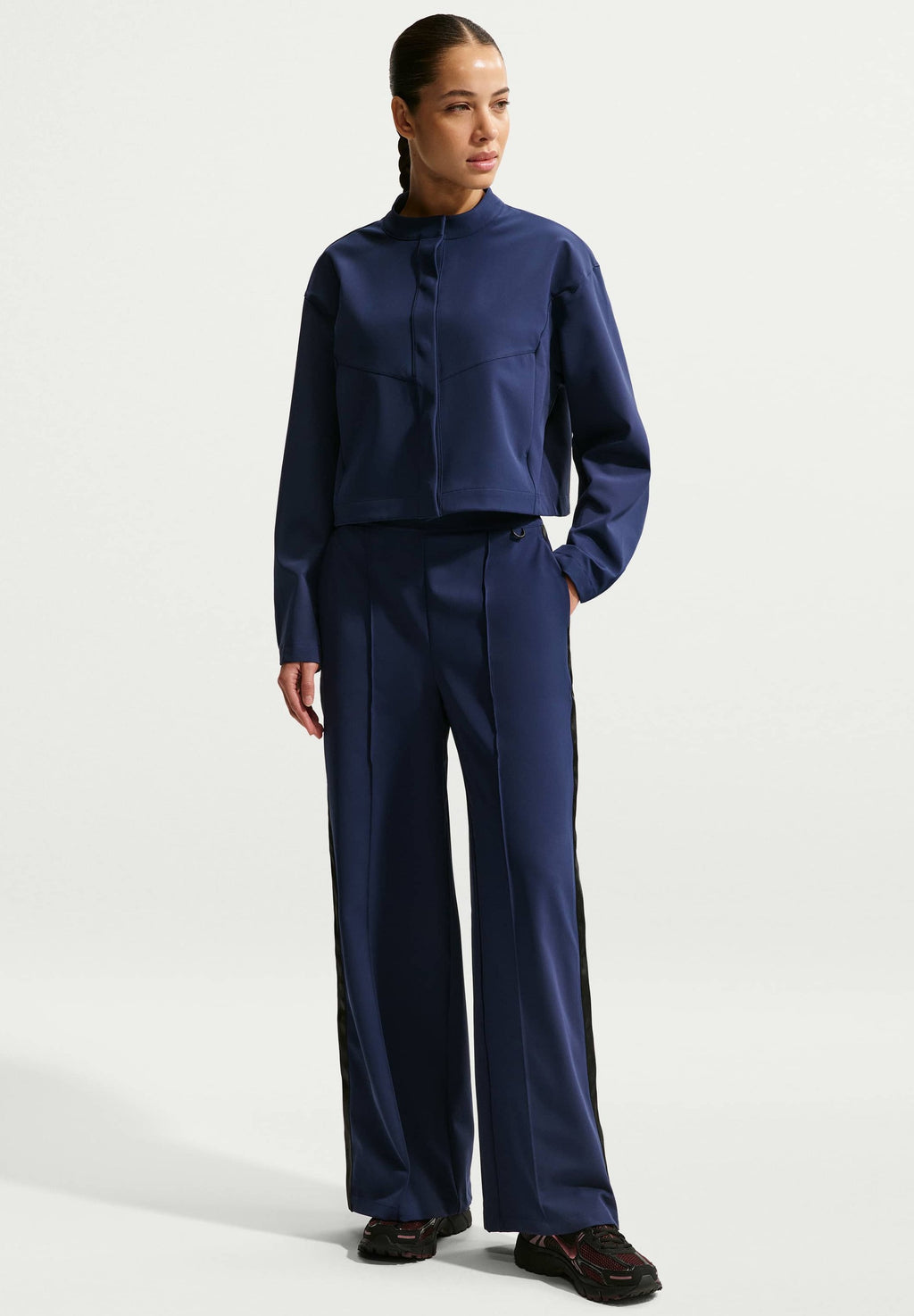TEARAWAY - Trousers - midnight navy/black/dk smoke grey