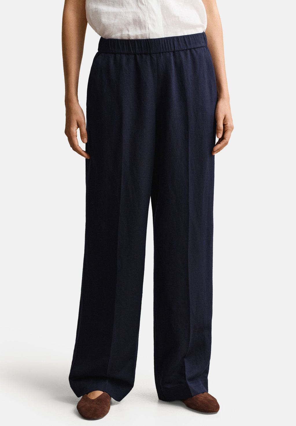BLEND PULL ON PANTS - Trousers - evening blue