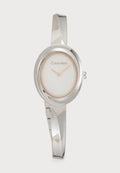 TWISTED BEZEL - Watch - silver-coloured/white