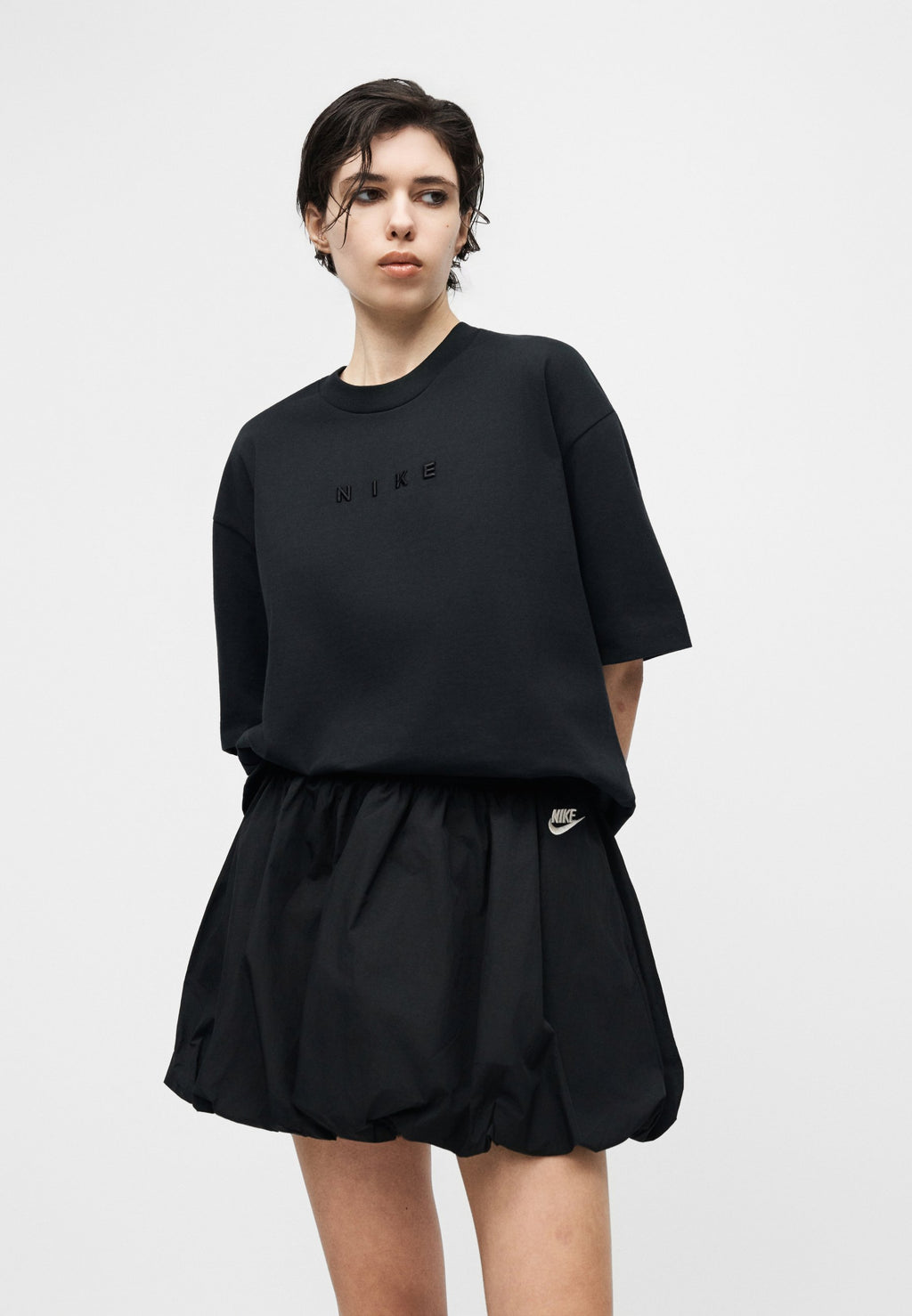 LUXE TEE RELAX - Print T-shirt - black
