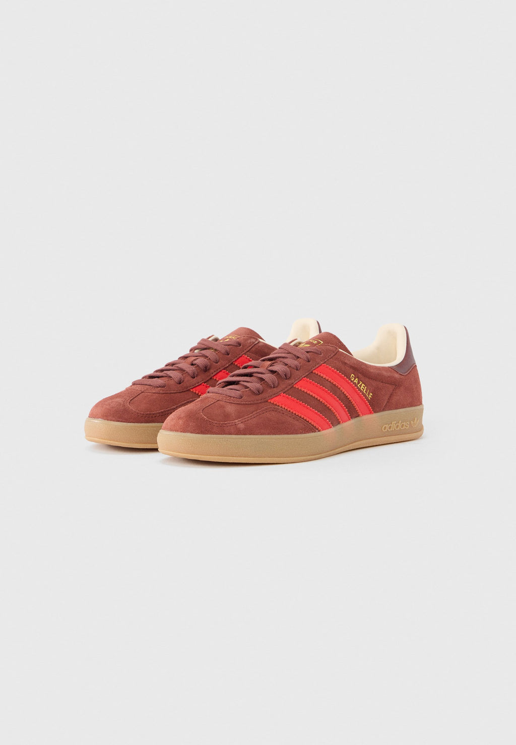 GAZELLE INDOOR UNISEX - Trainers - fox brown/red/gum