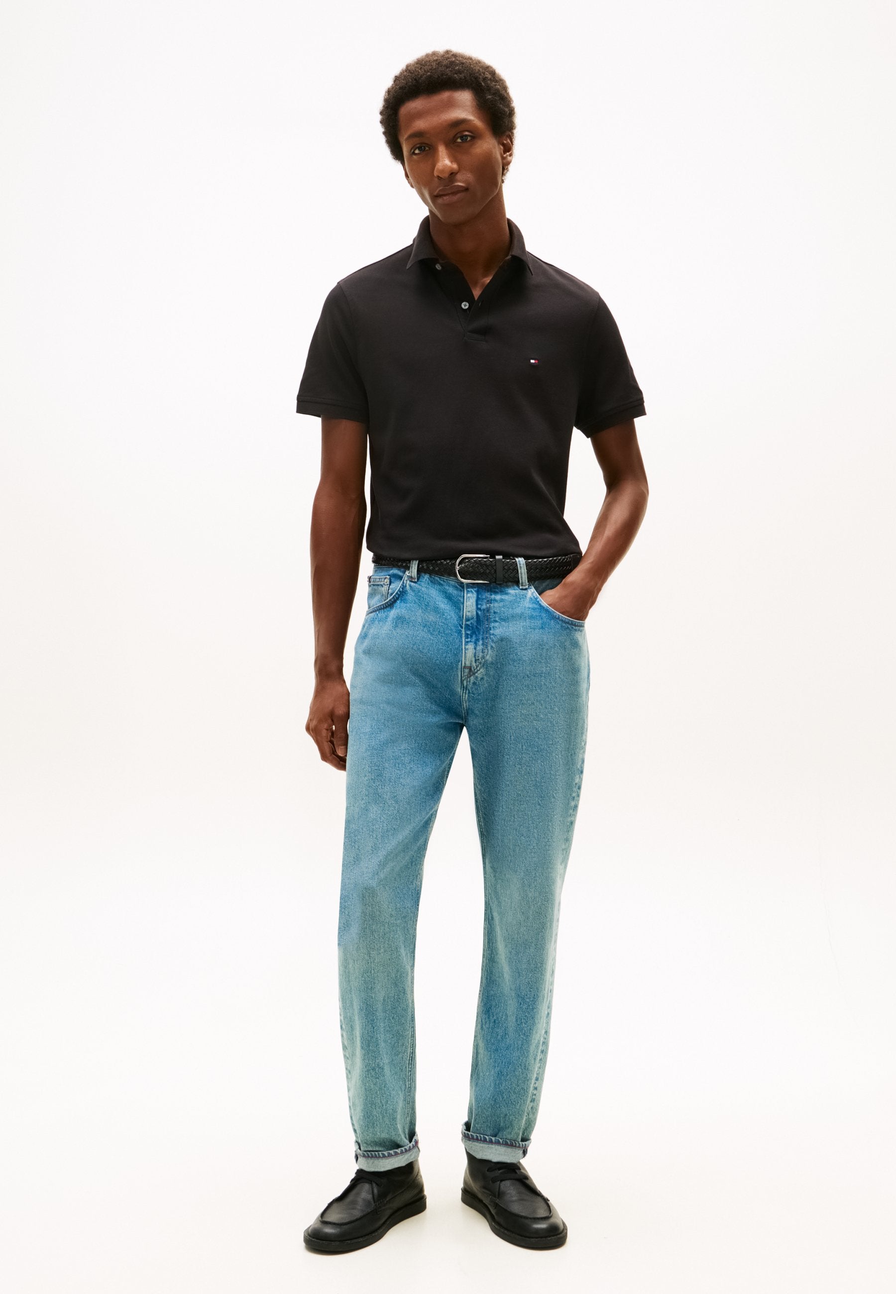 1985 REGULAR POLO - CORE ESSENTIALS - Polo shirt - black