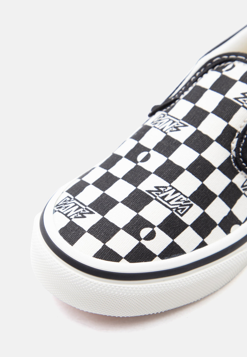 CLASSIC SLIP ON UNISEX - Slip-ons - black/white