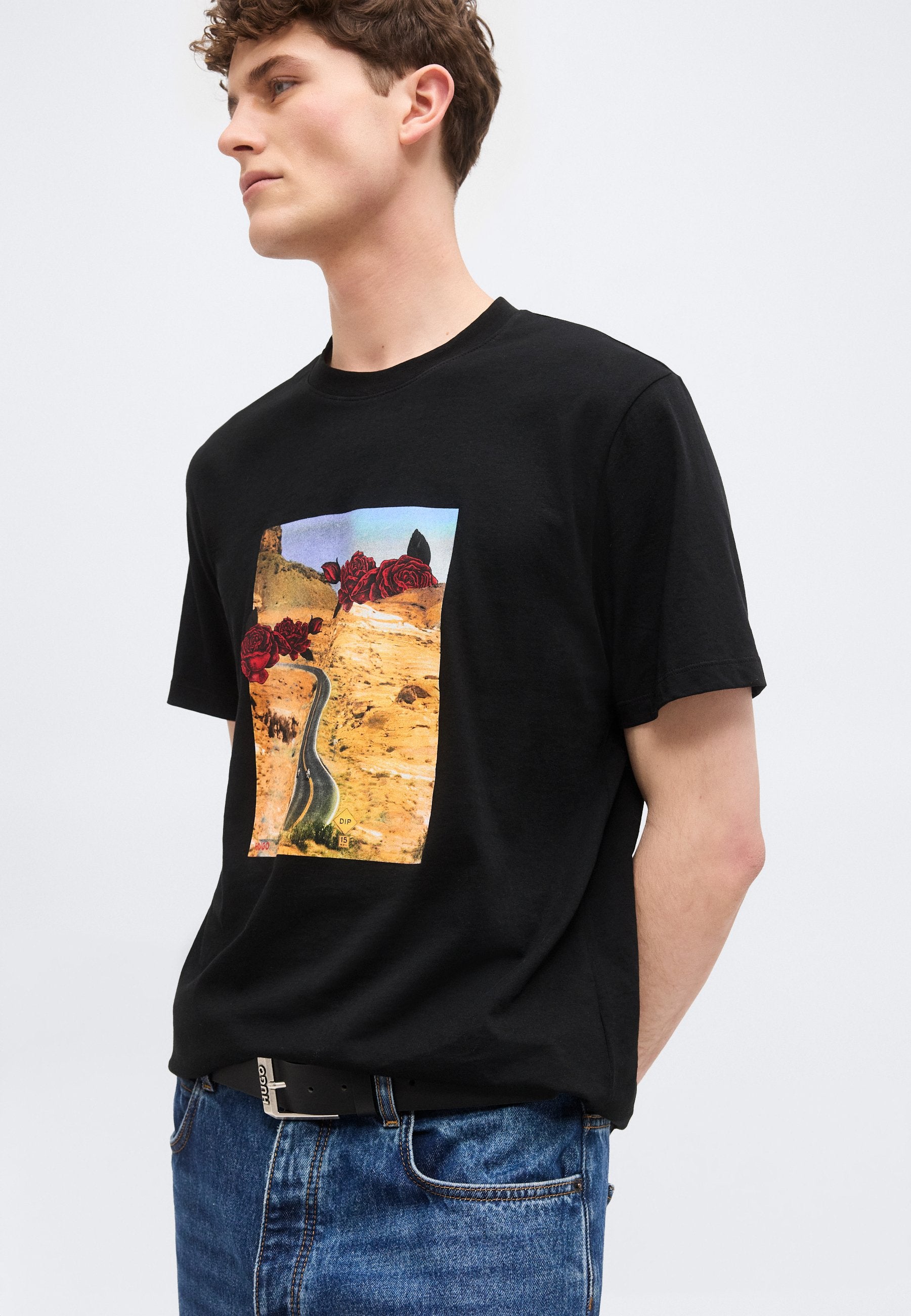 DIKERD - Print T-shirt - black