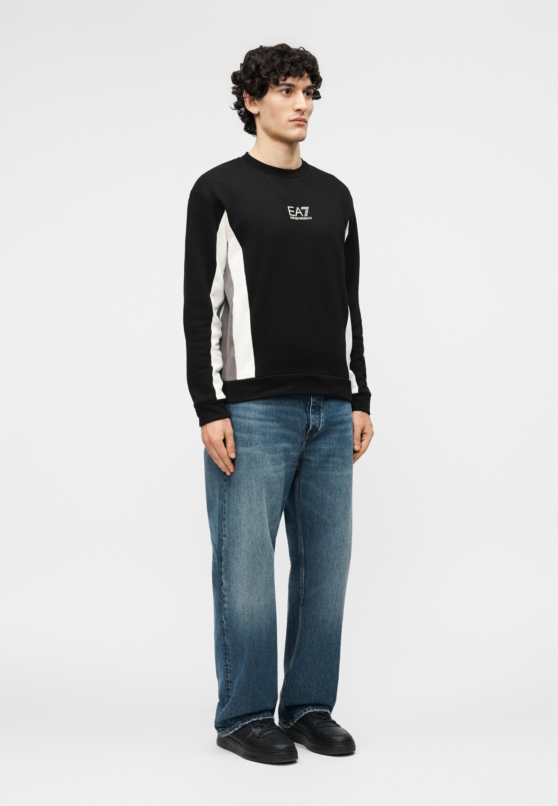 TRAIN SUMMER BLOCK UNISEX - Sweatshirt - black beauty
