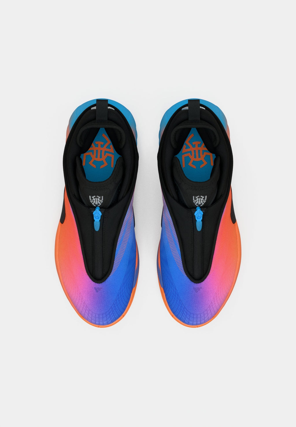 D.O.N. ISSUE 7 ALL-STAR WEEKEND UNISEX - Basketball shoes - core black/lucid orange/silver-coloured metallic
