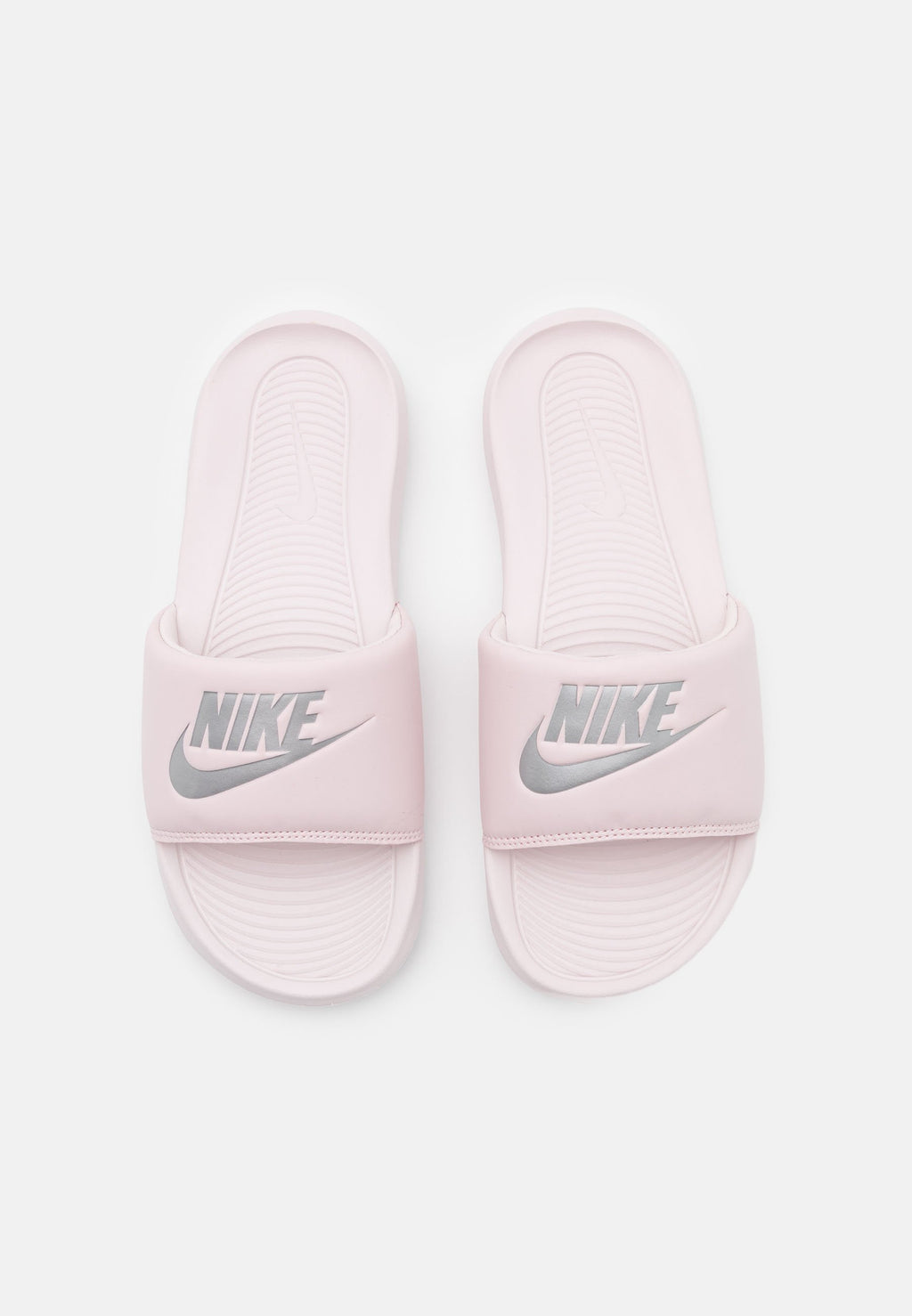 VICTORI ONE SLIDE - Mules - barely rose/metallic silver