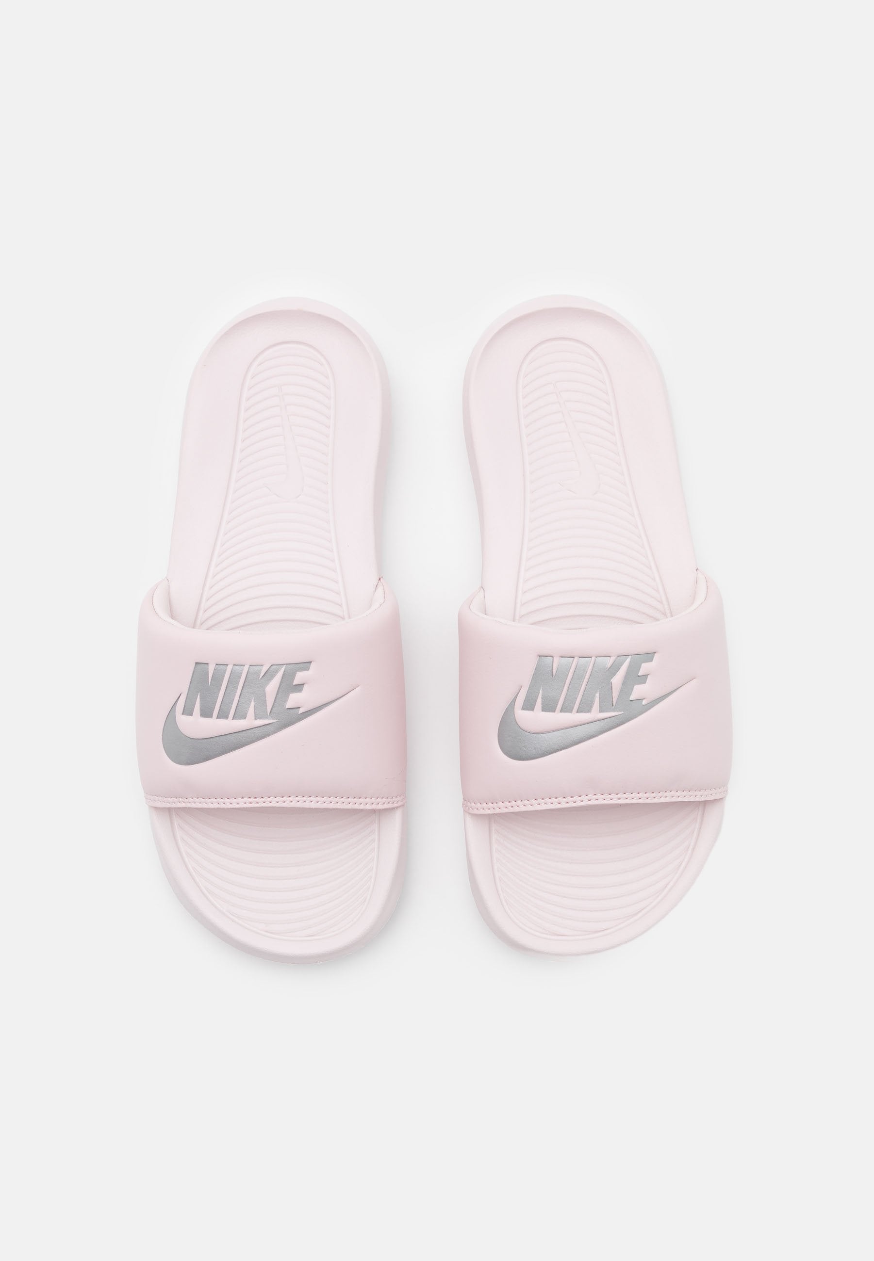 VICTORI ONE SLIDE - Mules - barely rose/metallic silver