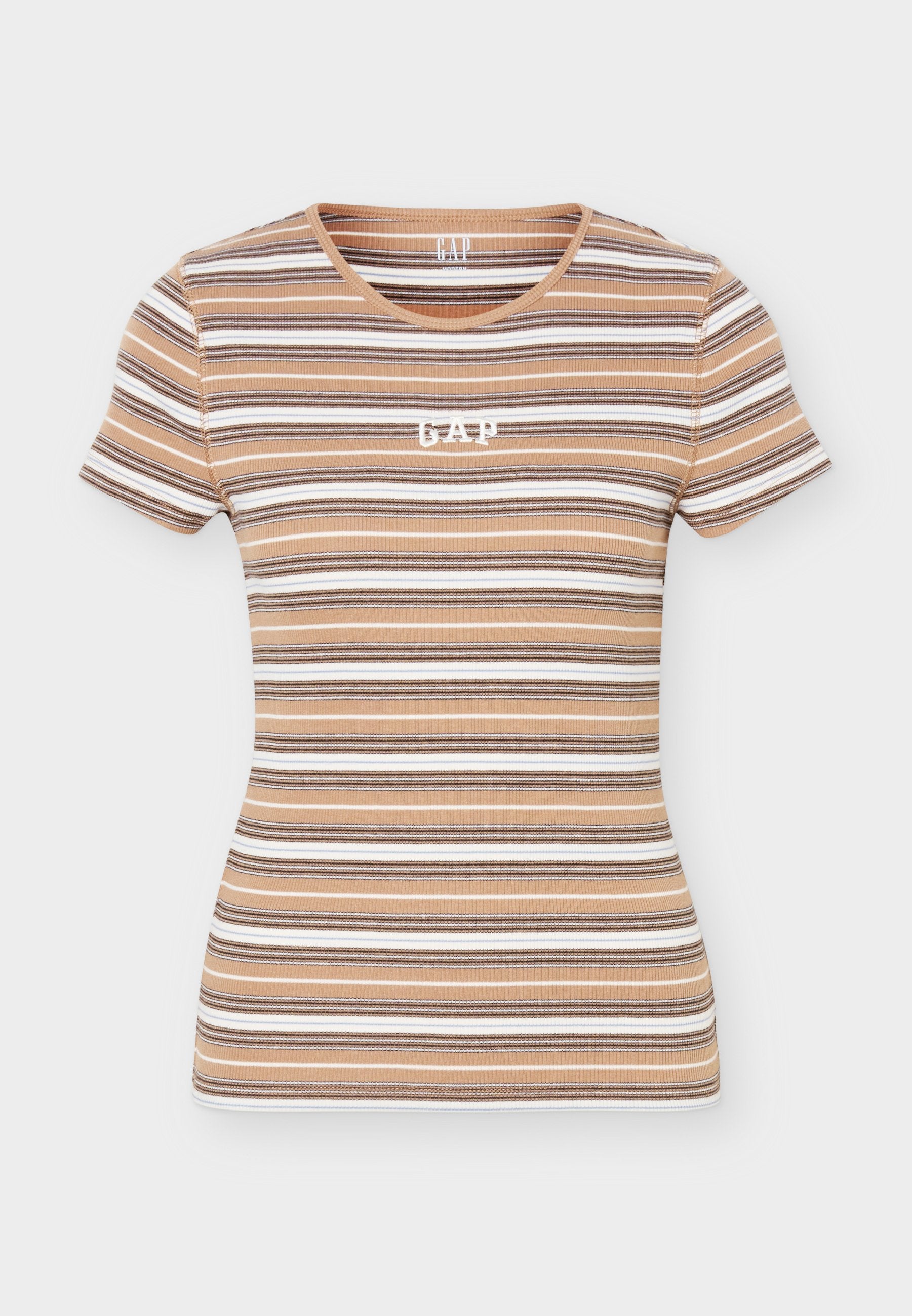 LOGO TEE - Print T-shirt - brown