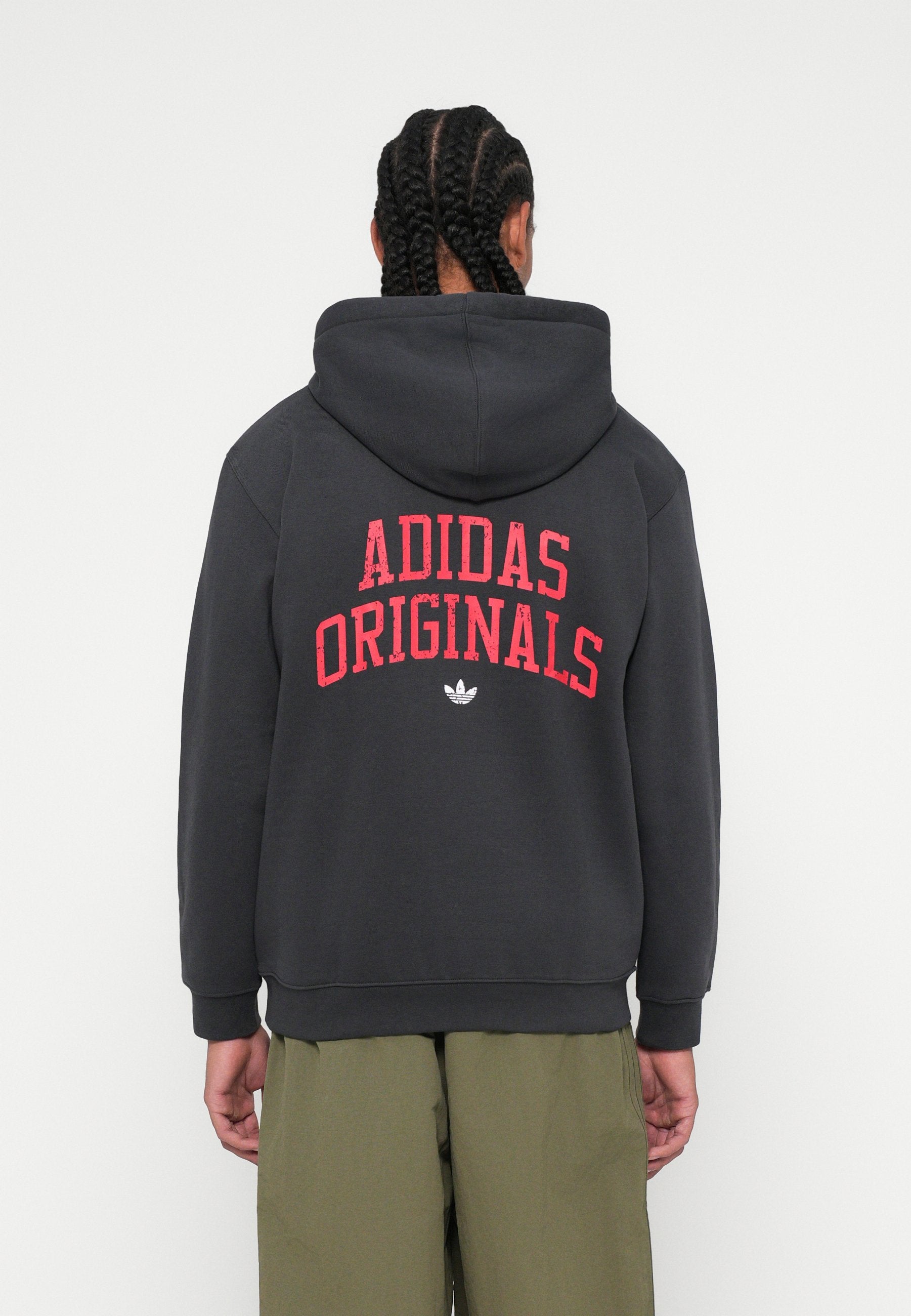 RETRO WORDING UNISEX - Hoodie - black