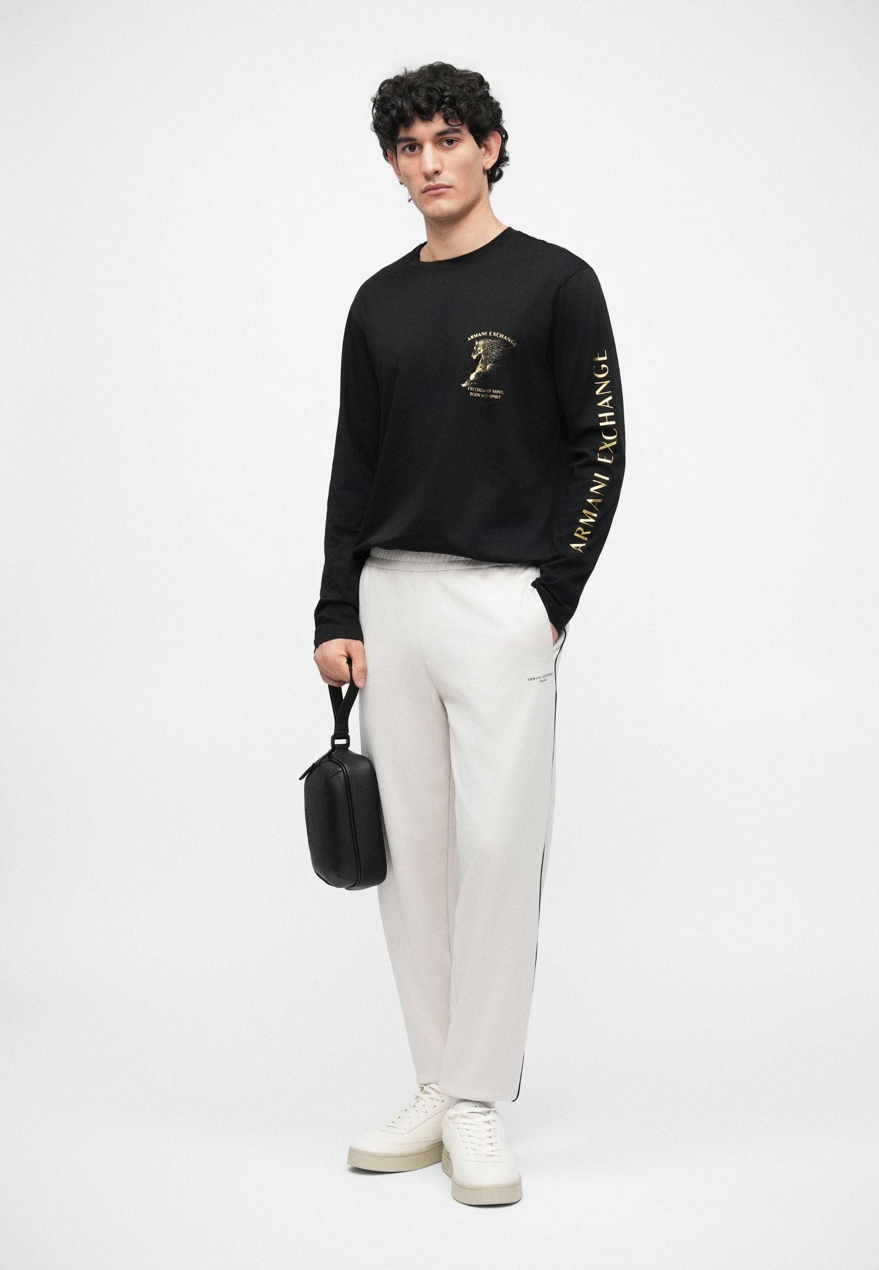 UNISEX - Long sleeved top - black