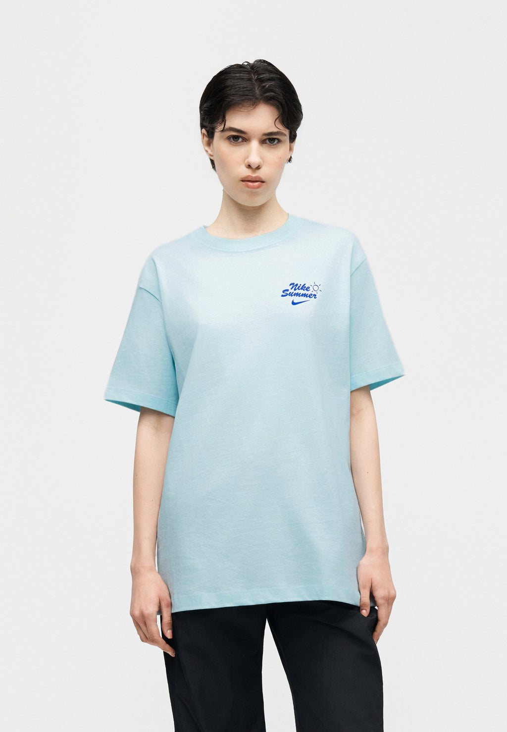 Basic T-shirt - glacier blue
