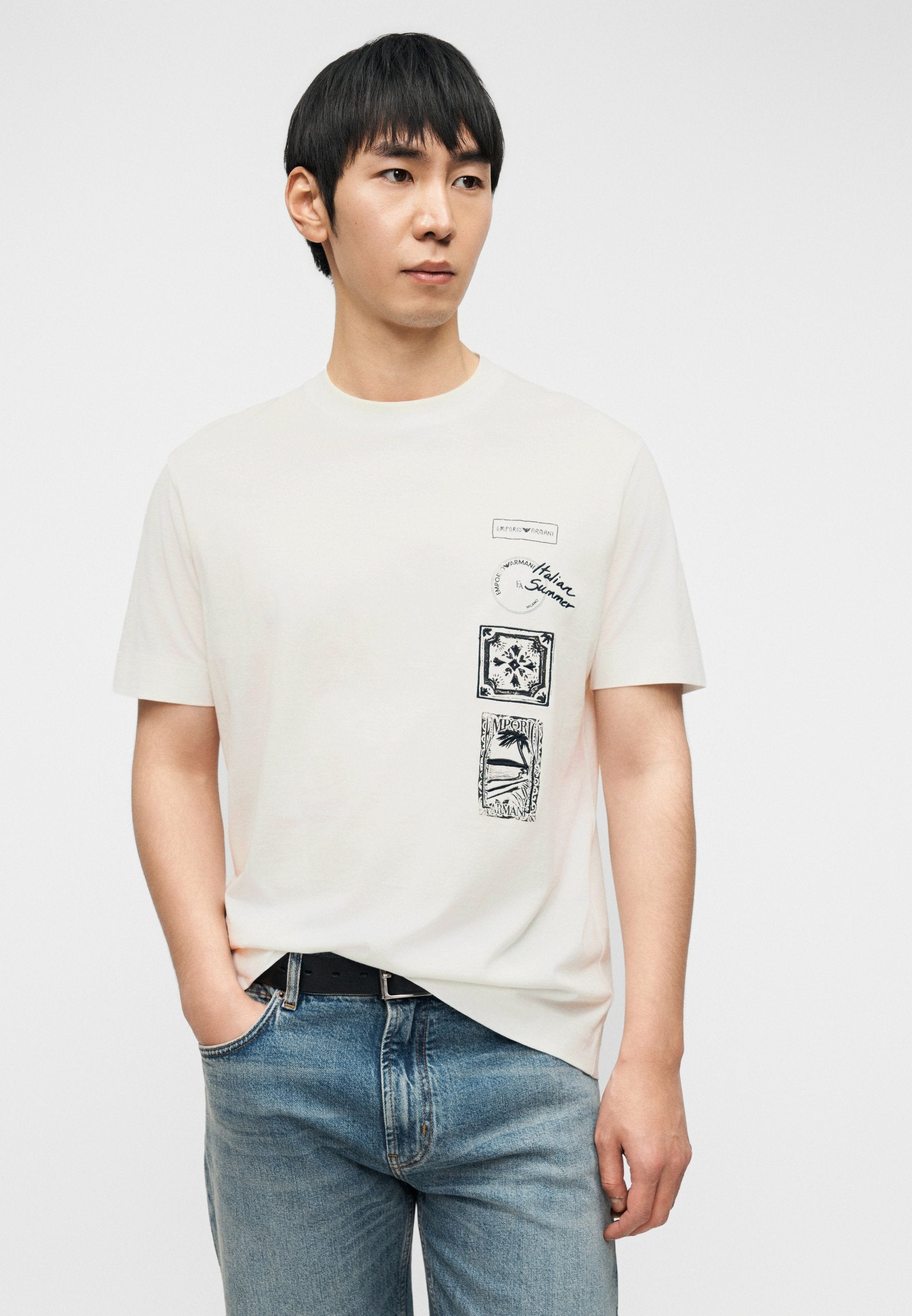 Print T-shirt - off-white