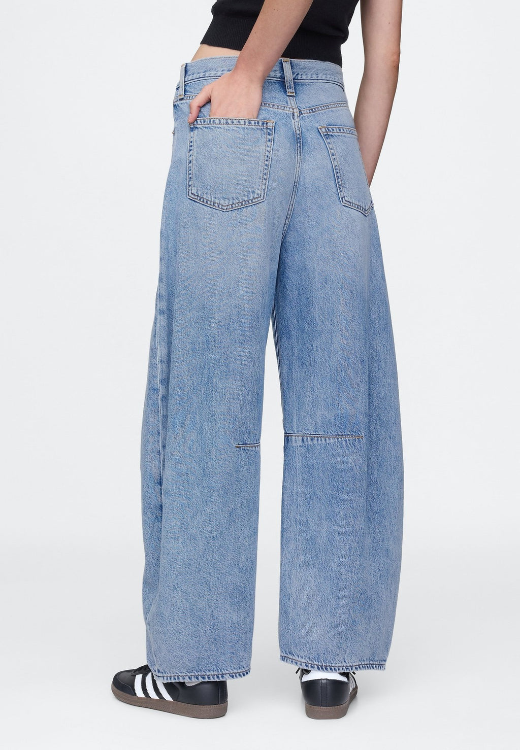 HORSESHOE SELEK - Wide Leg - medium indigo 21