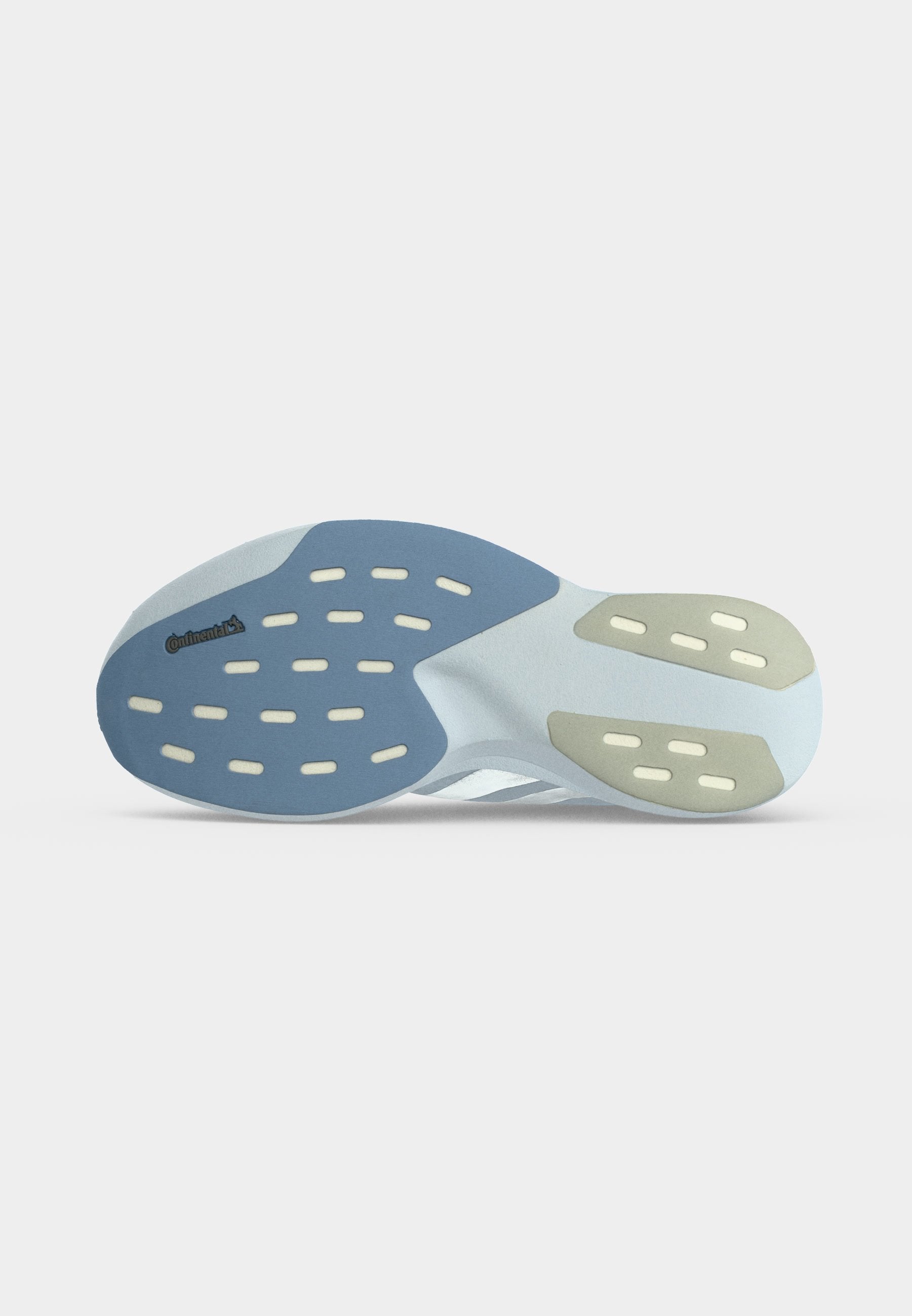 ADIZERO EVO SL WOVEN W - Road running shoes - halo blue/silver-coloured metallic/blue