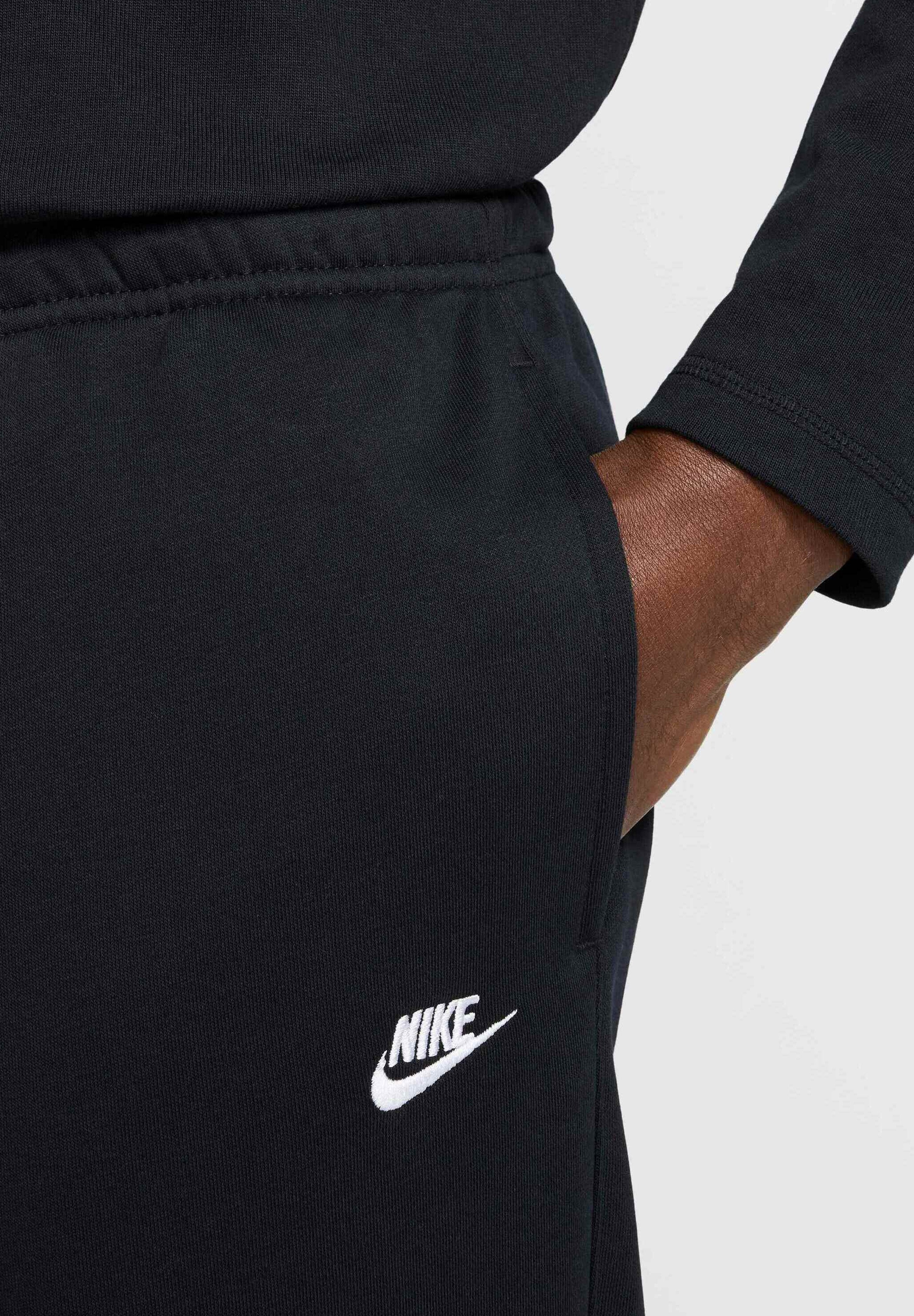 M NK CLUB FT OH PANT - Tracksuit bottoms - black black white