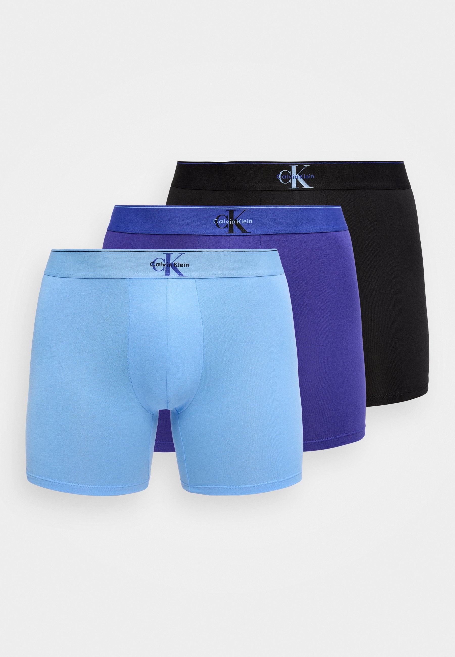 3 PACK - Boxer briefs - black/blue river fog/blue river