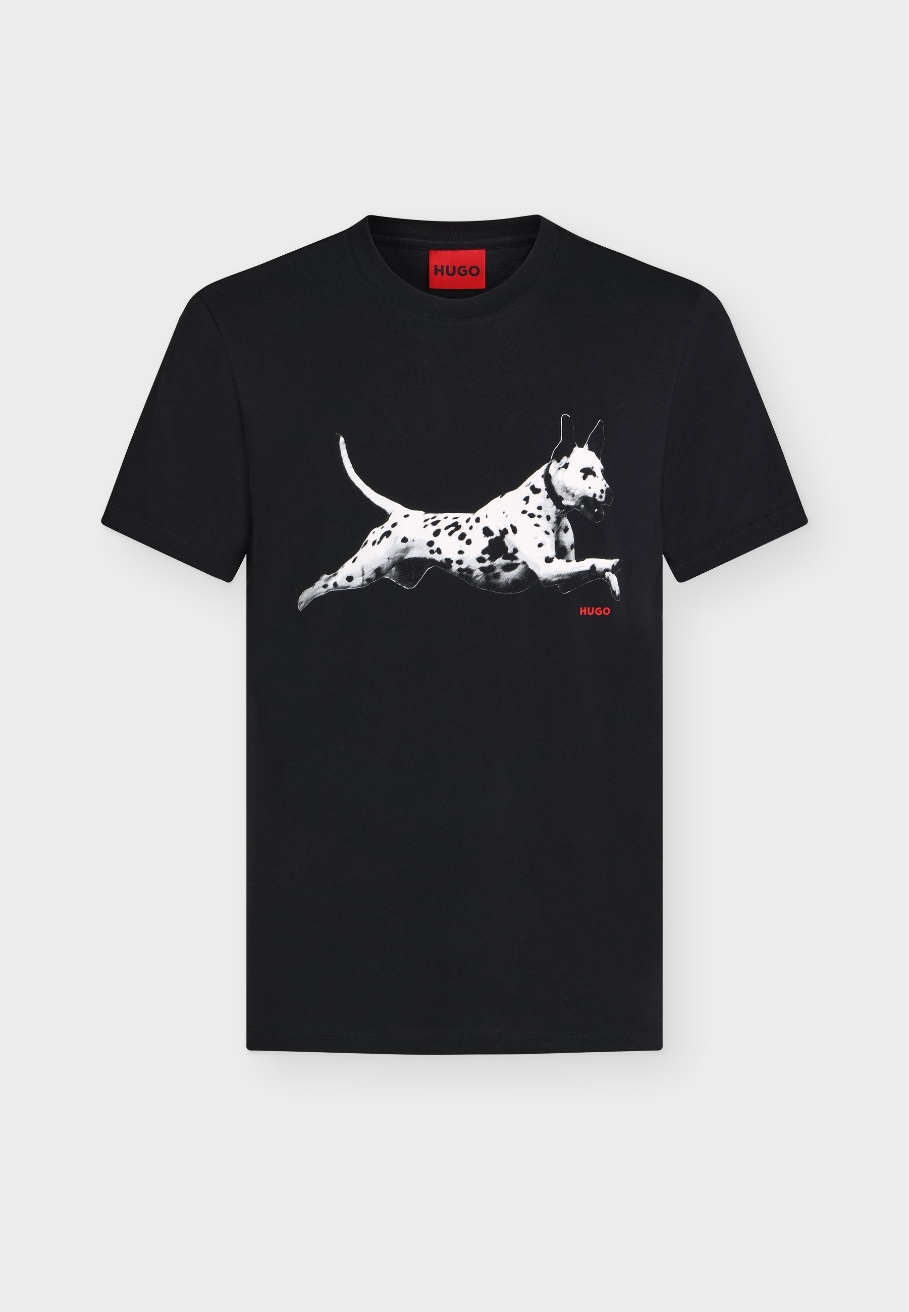 DIRUNN - Print T-shirt - black